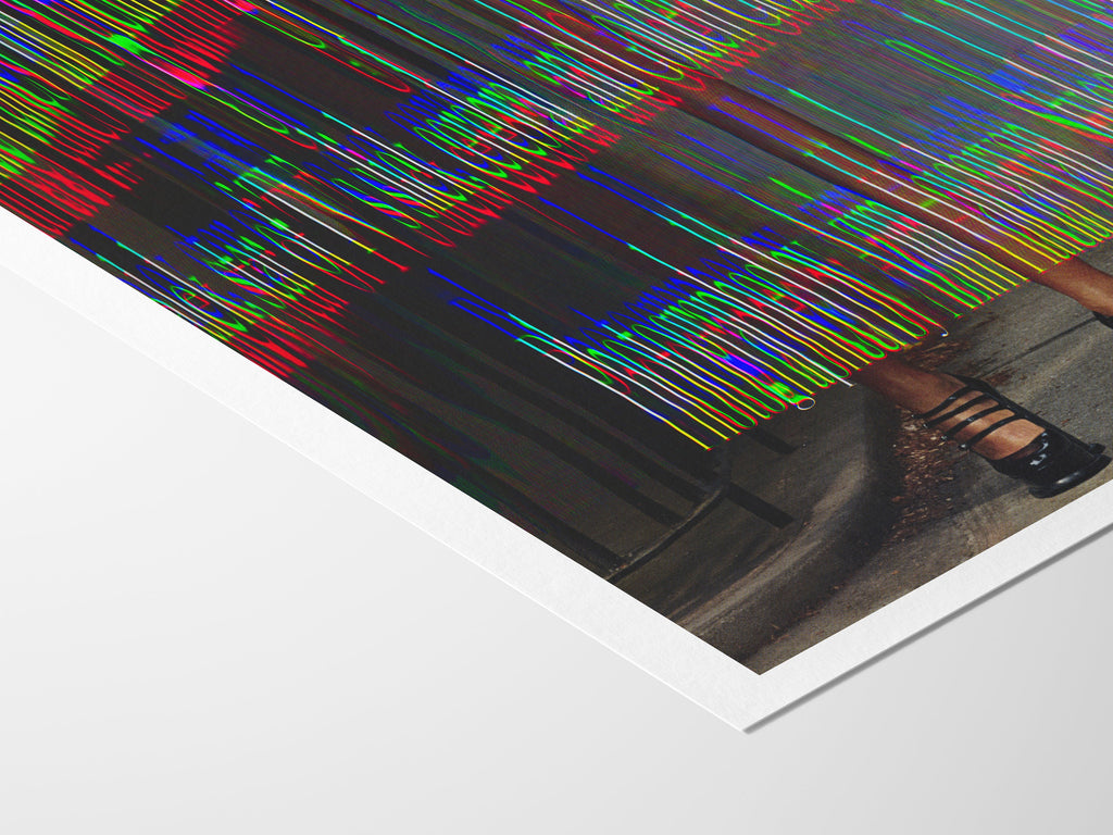 Psychedelic Altered Fashion Photography - Bold Colorful Wall Art for Modern Home Decor | Untitled (121) Giclée Print