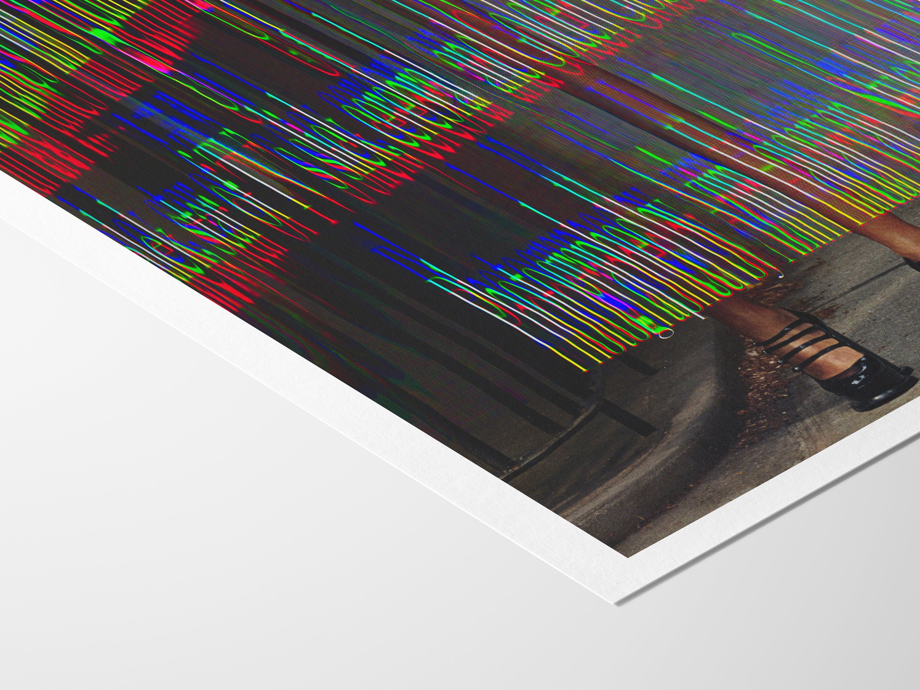 Psychedelic Altered Fashion Photography - Bold Colorful Wall Art for Modern Home Decor | Untitled (121) Giclée Print