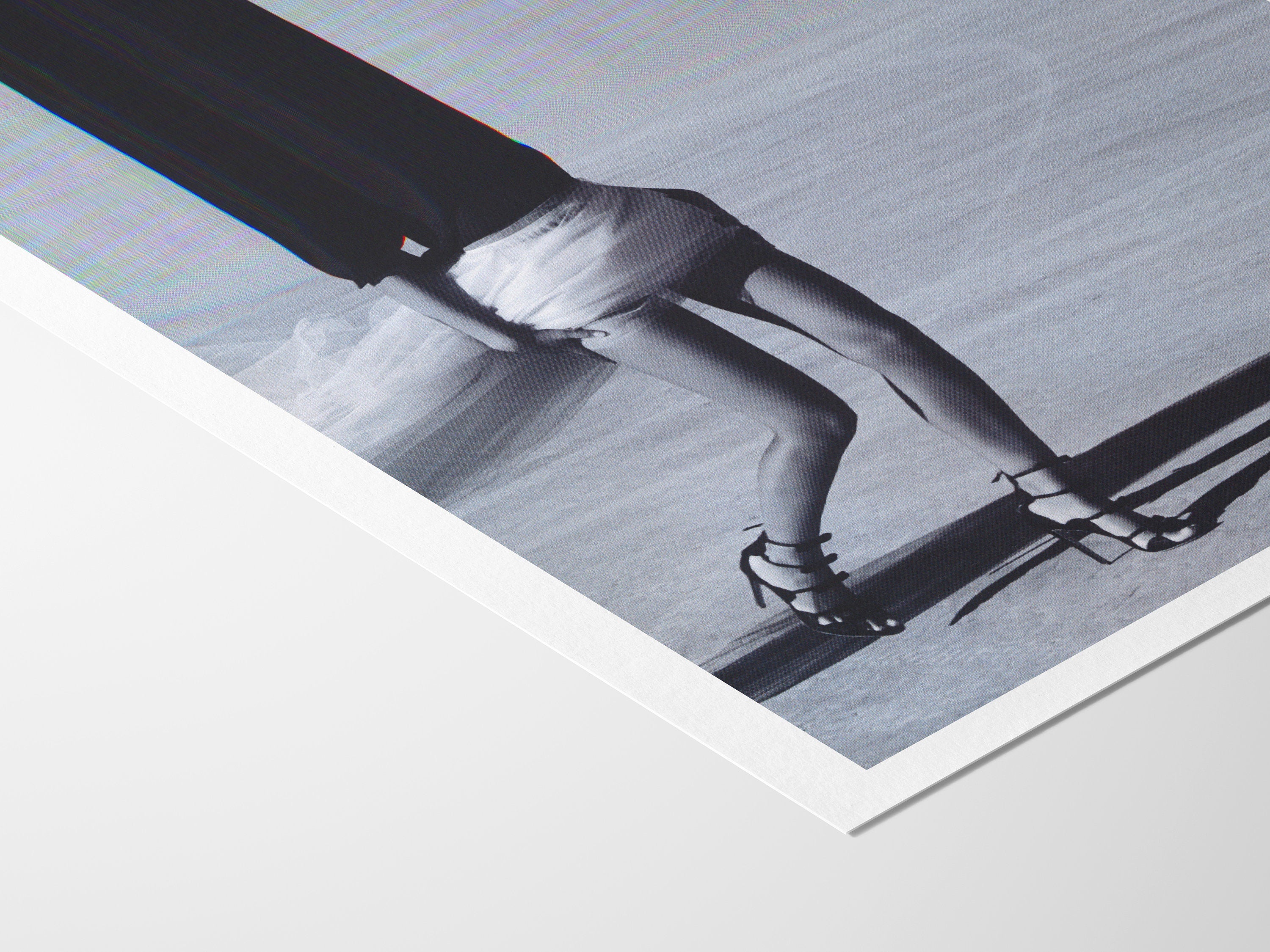 Surreal Altered Fashion Photography Wall Art - Unique Black and White Decor for Modern Home Spaces | Untitled (124) Giclée Print