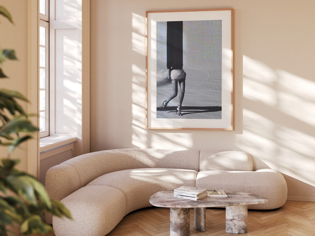 Surreal Altered Fashion Photography Wall Art - Unique Black and White Decor for Modern Home Spaces | Untitled (124) Giclée Print