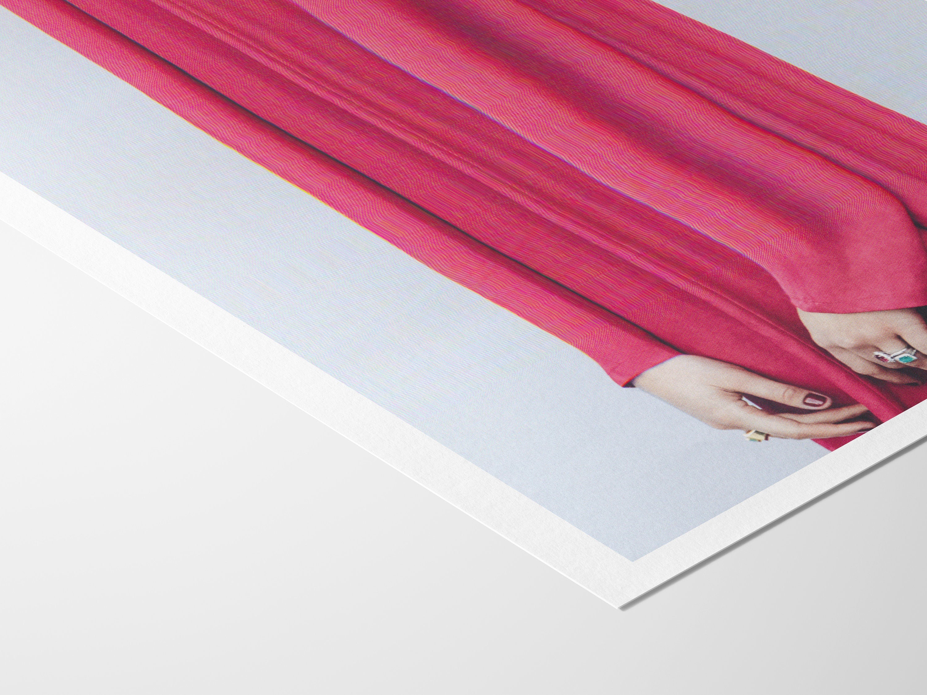 Surrealist Altered Fashion Photograph - Bold Red Aesthetic Wall Art for Contemporary Home Decor | Untitled (126) Giclée Print