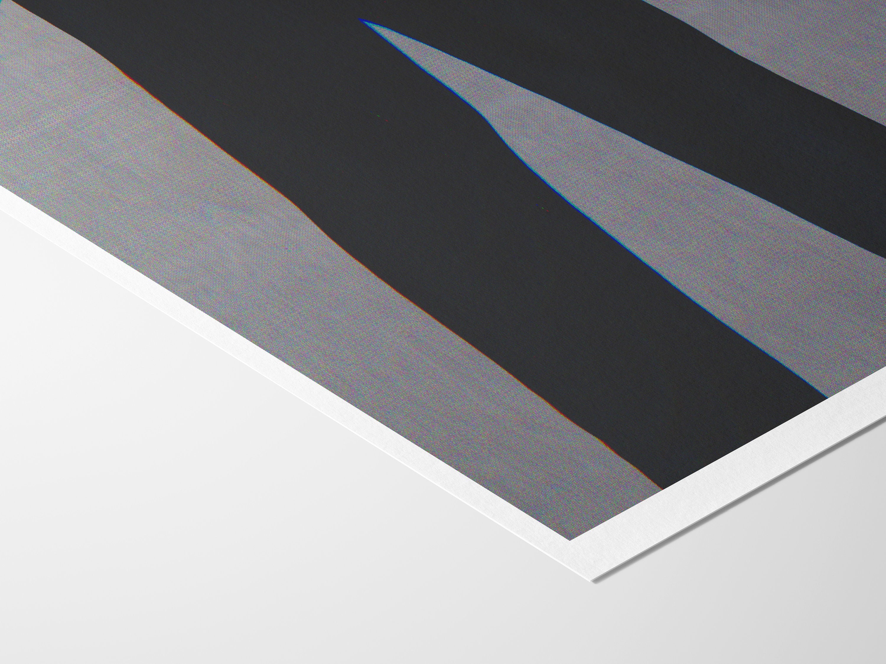 Stylish Black Suit Silhouette Art Print - Minimalist Elegant Decor for Contemporary Home or Office | Untitled (131) Giclée Print