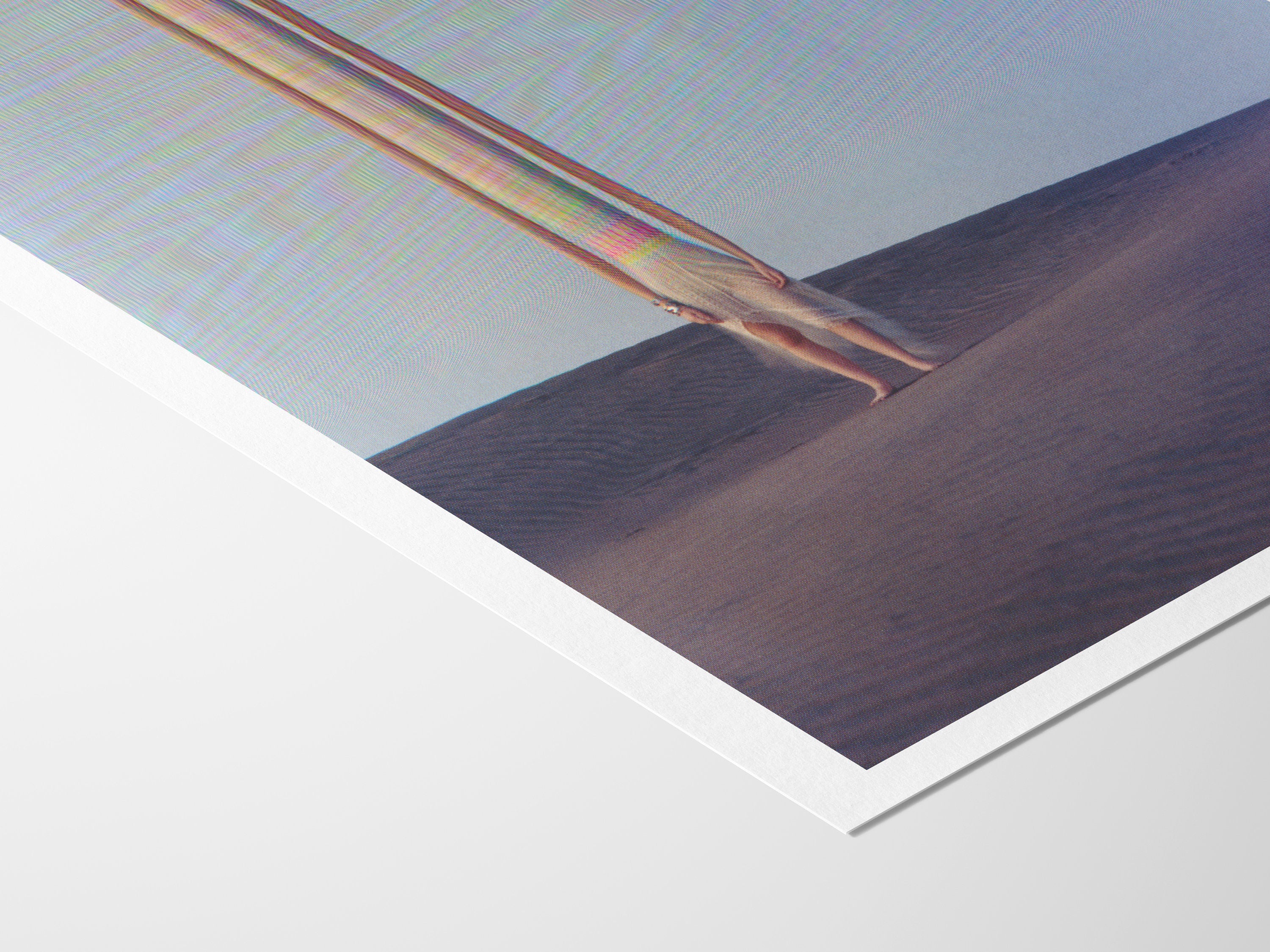 Surreal Altered Figure in Desert Landscape - Unique Minimalist Wall Art for Contemporary Home Decor | Untitled (135) Giclée Print