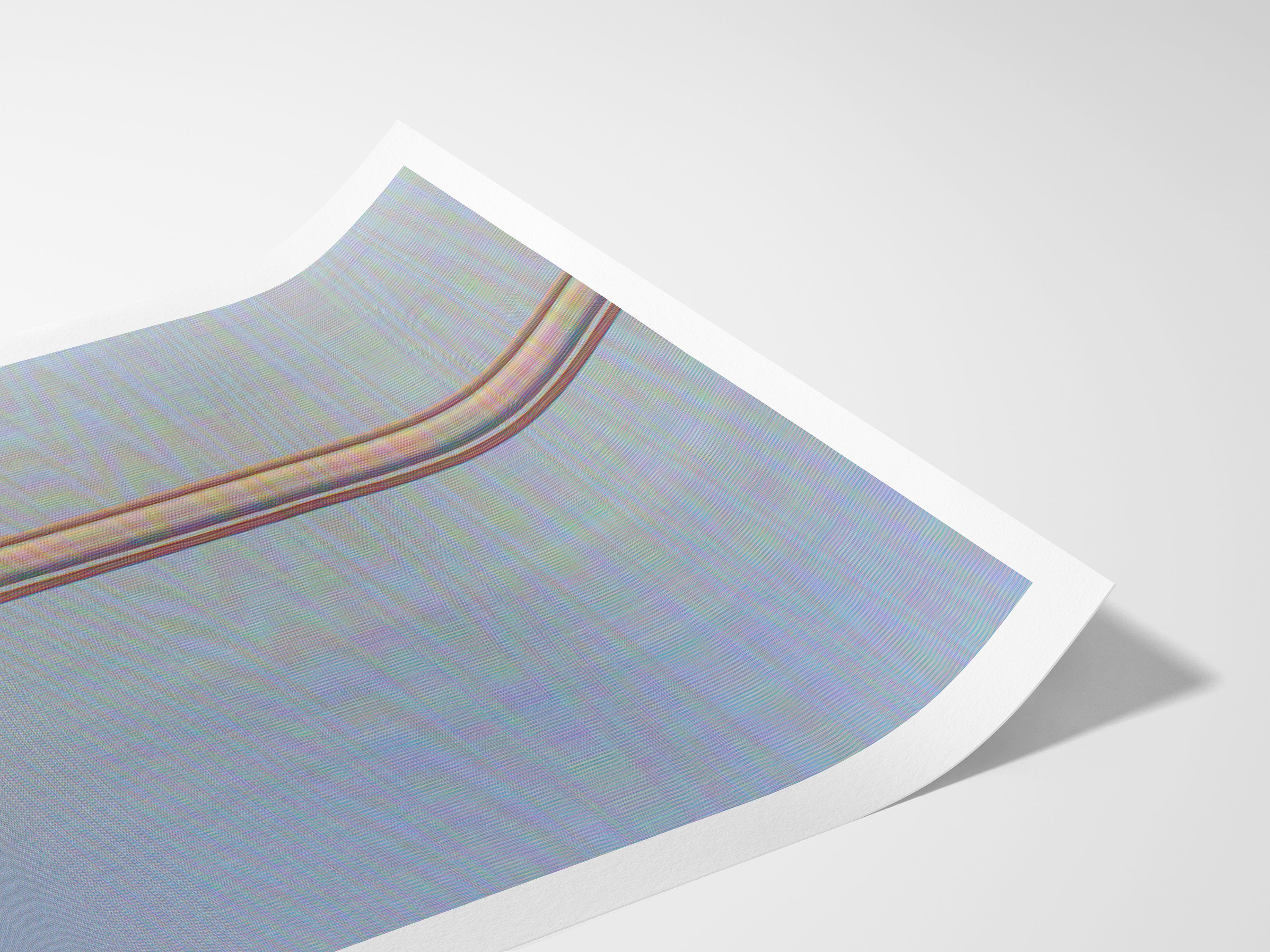 Surreal Altered Figure in Desert Landscape - Unique Minimalist Wall Art for Contemporary Home Decor | Untitled (135) Giclée Print