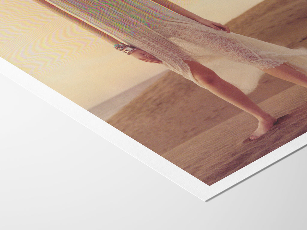 Surreal Altered Fashion Portrait in Desert Landscape - Unique Dreamlike Wall Art for Home, Office, Bedroom | Untitled (136) Giclée Print