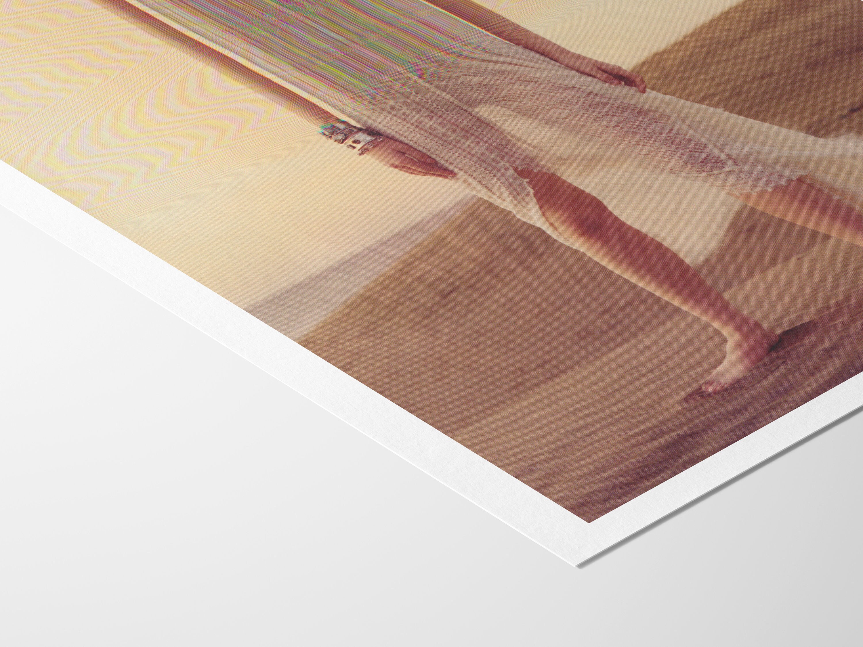 Surreal Altered Fashion Portrait in Desert Landscape - Unique Dreamlike Wall Art for Home, Office, Bedroom | Untitled (136) Giclée Print