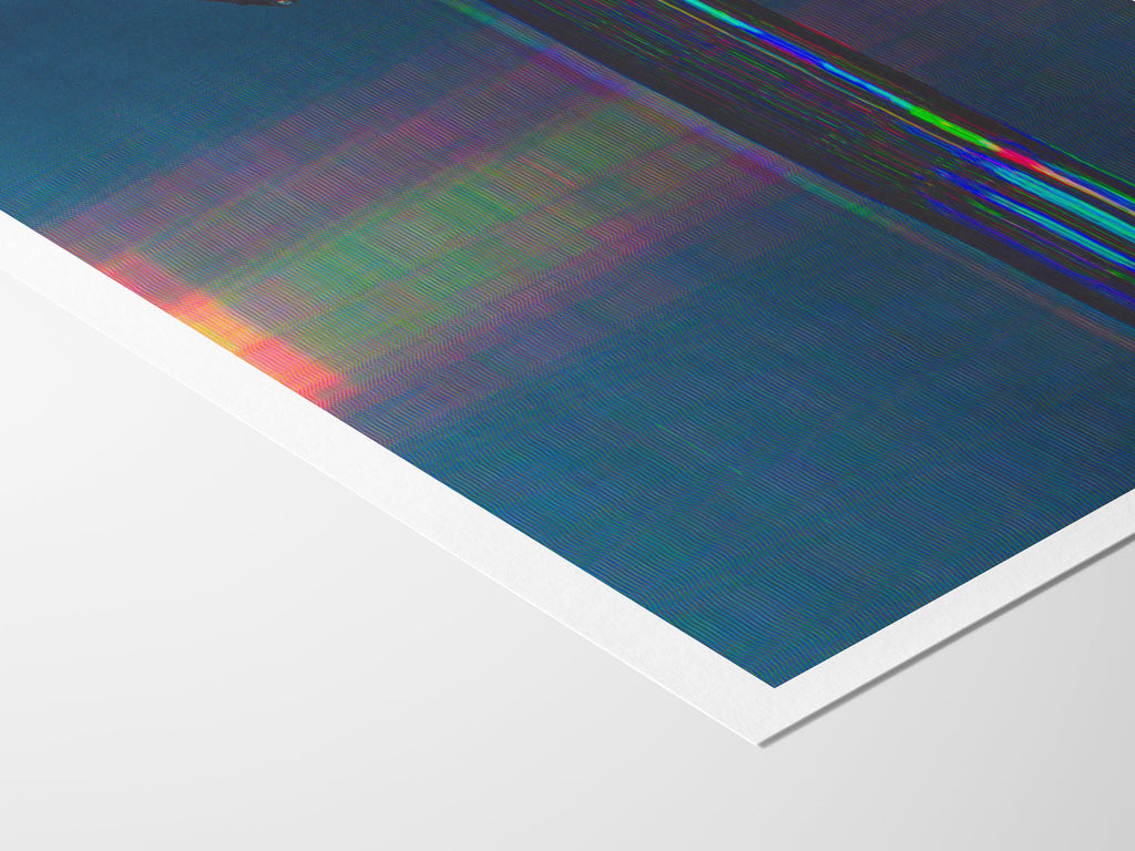 Surreal Altered Fashion Portrait Wall Art - Colorful Glitch Aesthetic Decor for Home or Office | Untitled (137) Giclée Print