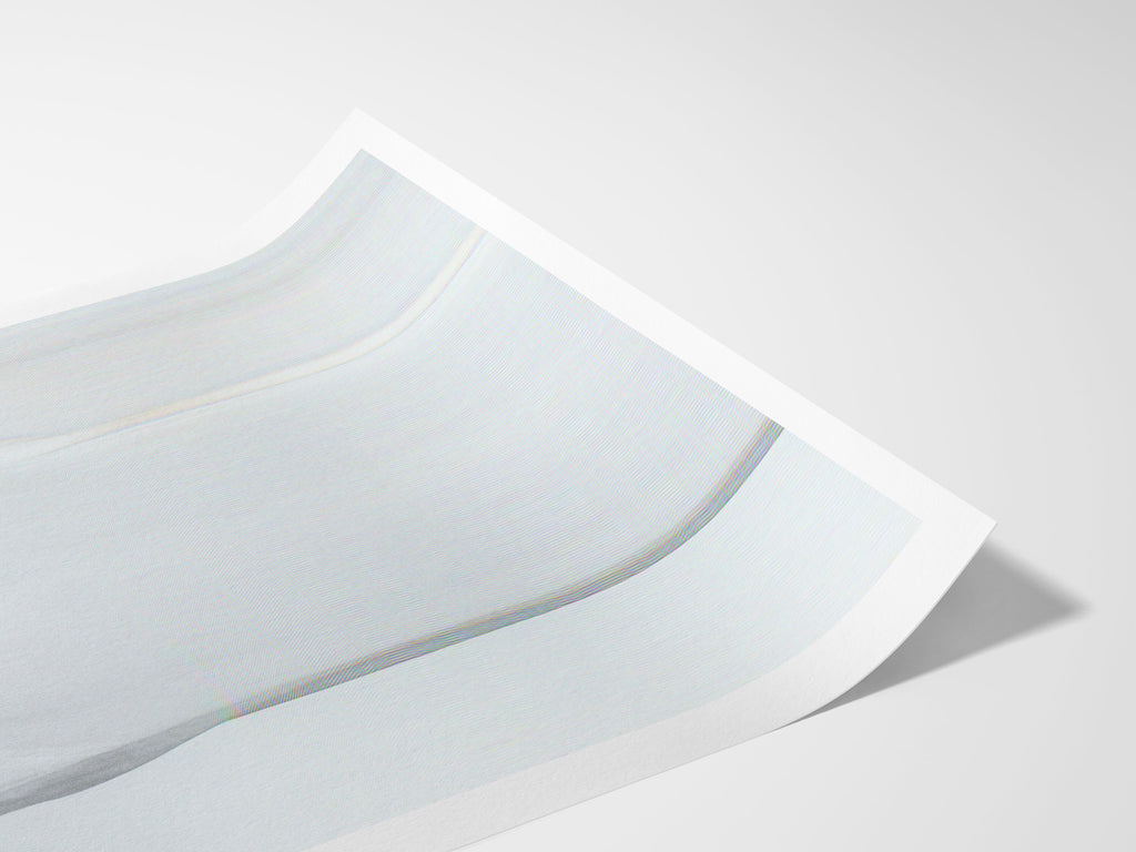 Ethereal White Drapery Abstract Art Print - Minimalist Aesthetic for Modern Home Decor and Tranquil Spaces | Untitled (140) Giclée Print