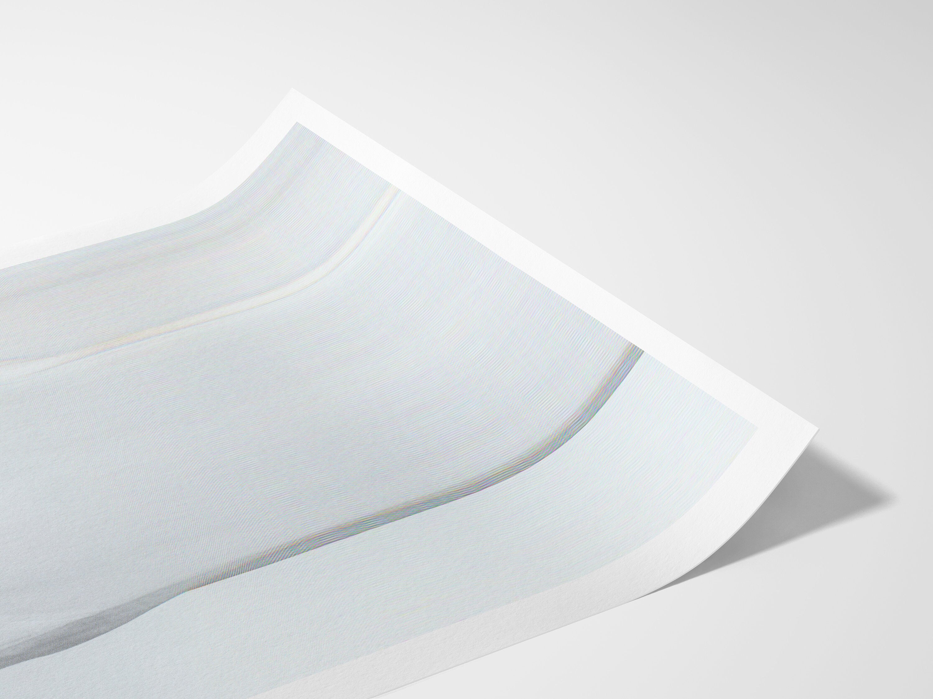 Ethereal White Drapery Abstract Art Print - Minimalist Aesthetic for Modern Home Decor and Tranquil Spaces | Untitled (140) Giclée Print