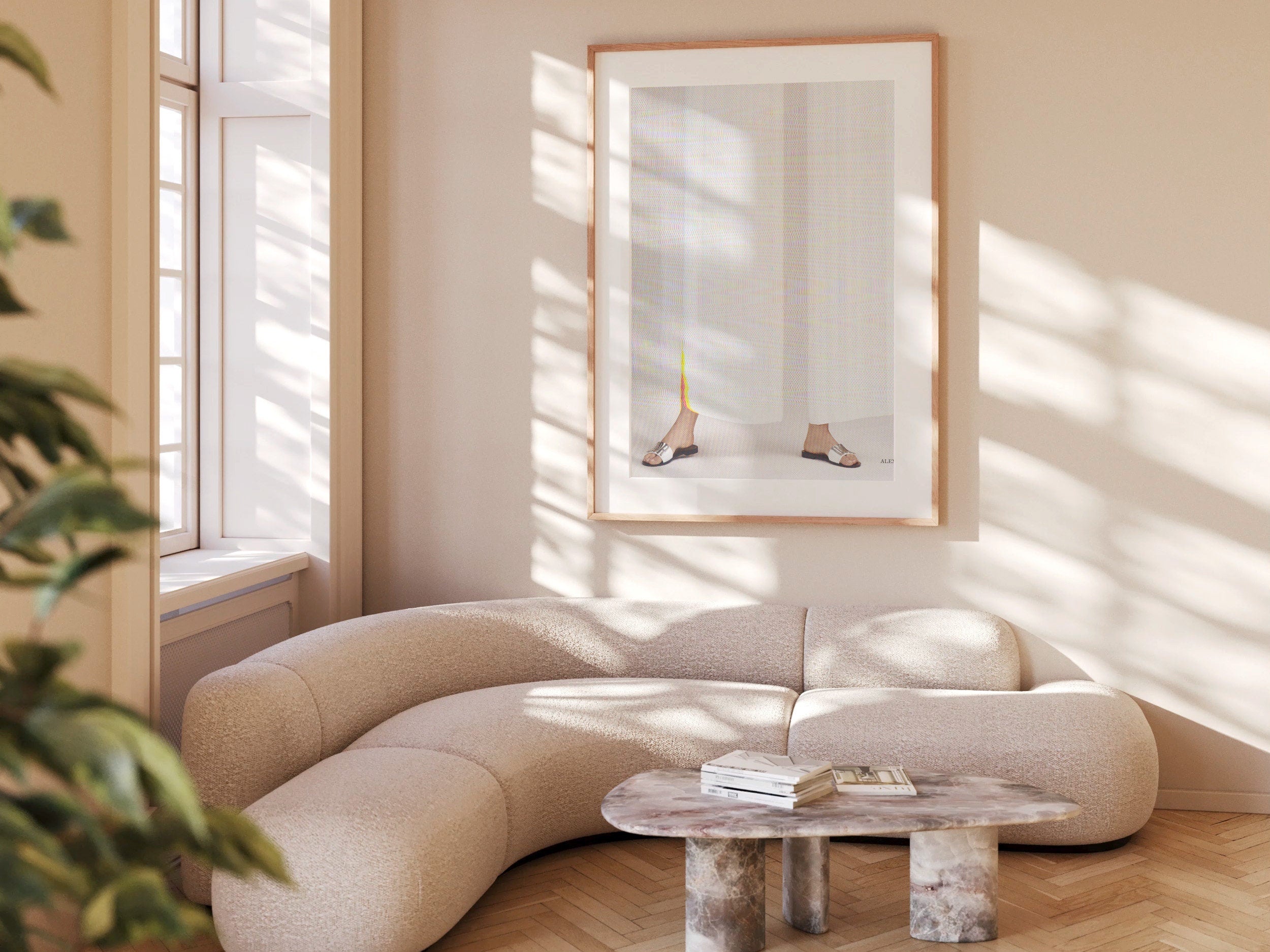 Surreal Altered Fashion Photograph - Minimalist Chic Wall Decor for Contemporary Living Spaces | Untitled (142) Giclée Print