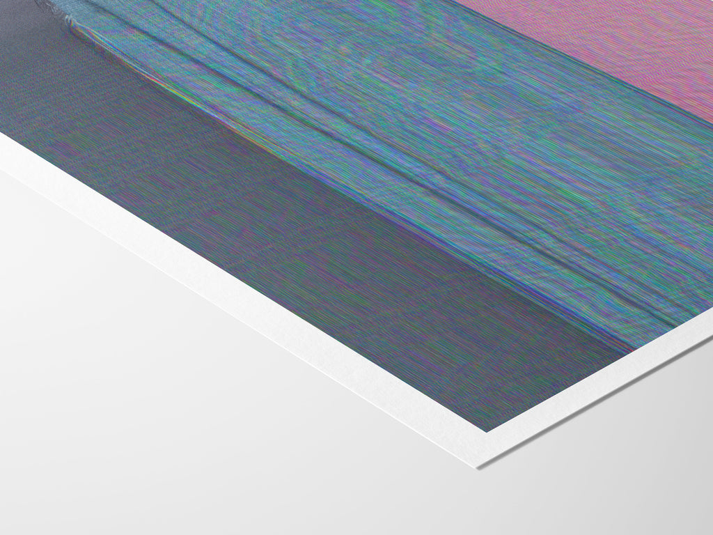 Surreal Altered Fashion Portrait Wall Art - Colorful Glitch Aesthetic for Contemporary Home Decor | Untitled (143) Giclée Print