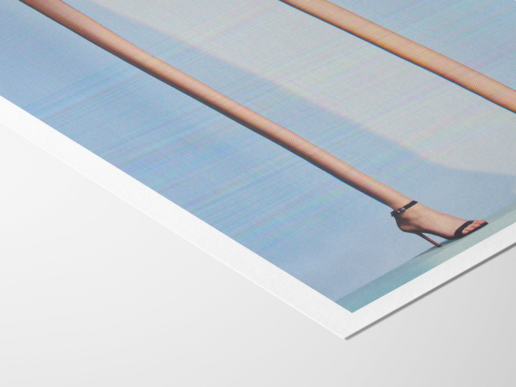 Surreal Altered Fashion Photograph - Unique High Heels Wall Art for Contemporary Home Decor | Untitled (145) Giclée Print