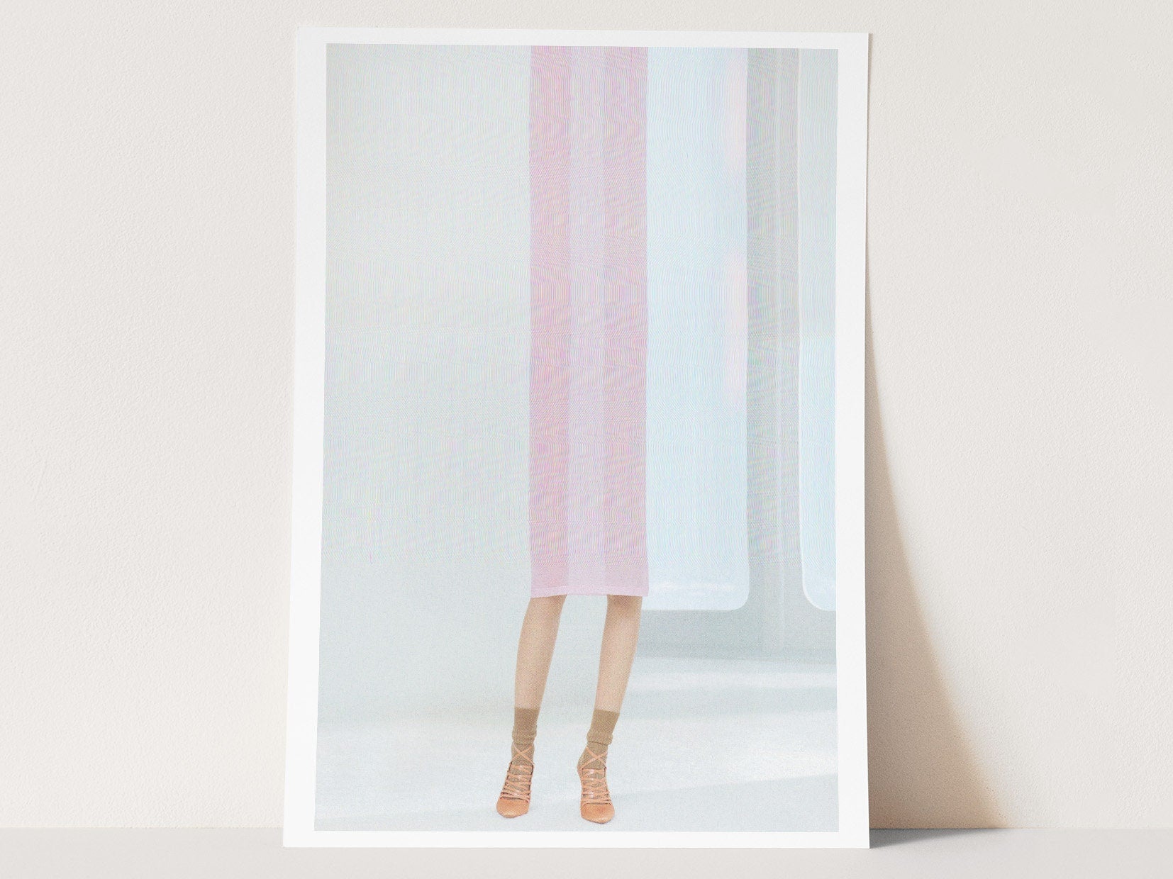 Ethereal Minimalist Altered Fashion Portrait - Surreal Wall Art for Contemporary Home Decor | Untitled (146) Giclée Print