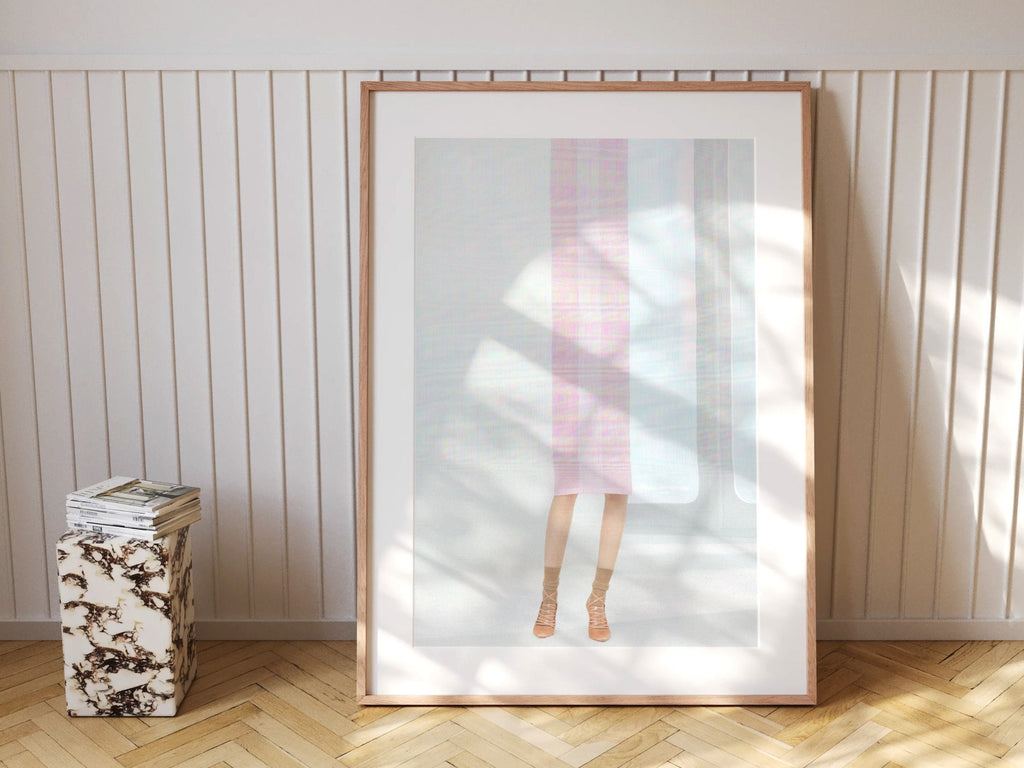 Ethereal Minimalist Altered Fashion Portrait - Surreal Wall Art for Contemporary Home Decor | Untitled (146) Giclée Print