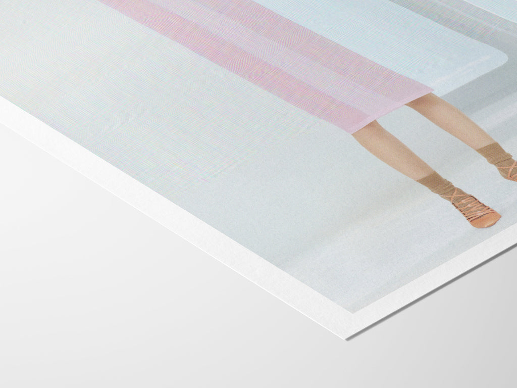 Ethereal Minimalist Altered Fashion Portrait - Surreal Wall Art for Contemporary Home Decor | Untitled (146) Giclée Print