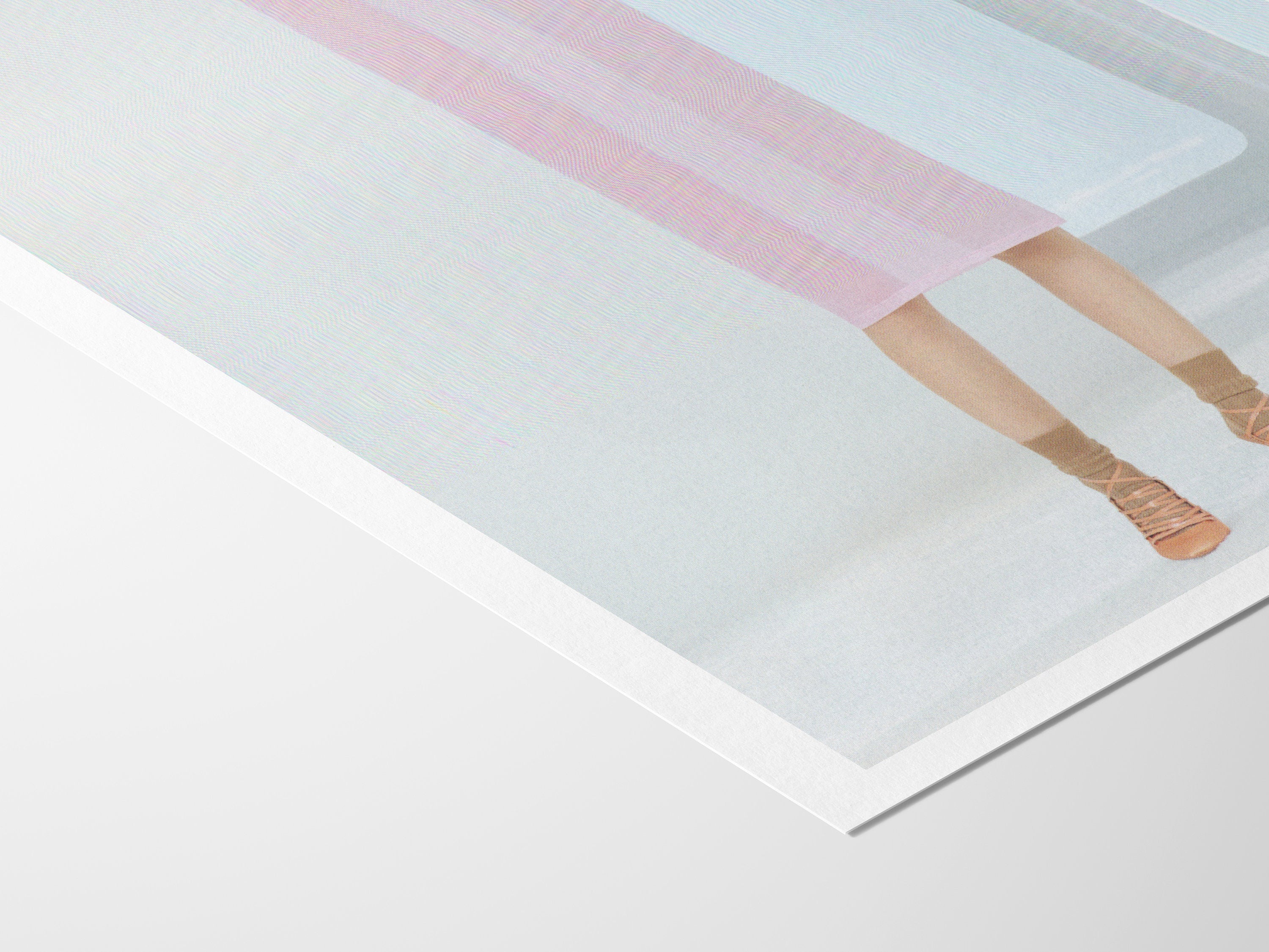 Ethereal Minimalist Altered Fashion Portrait - Surreal Wall Art for Contemporary Home Decor | Untitled (146) Giclée Print