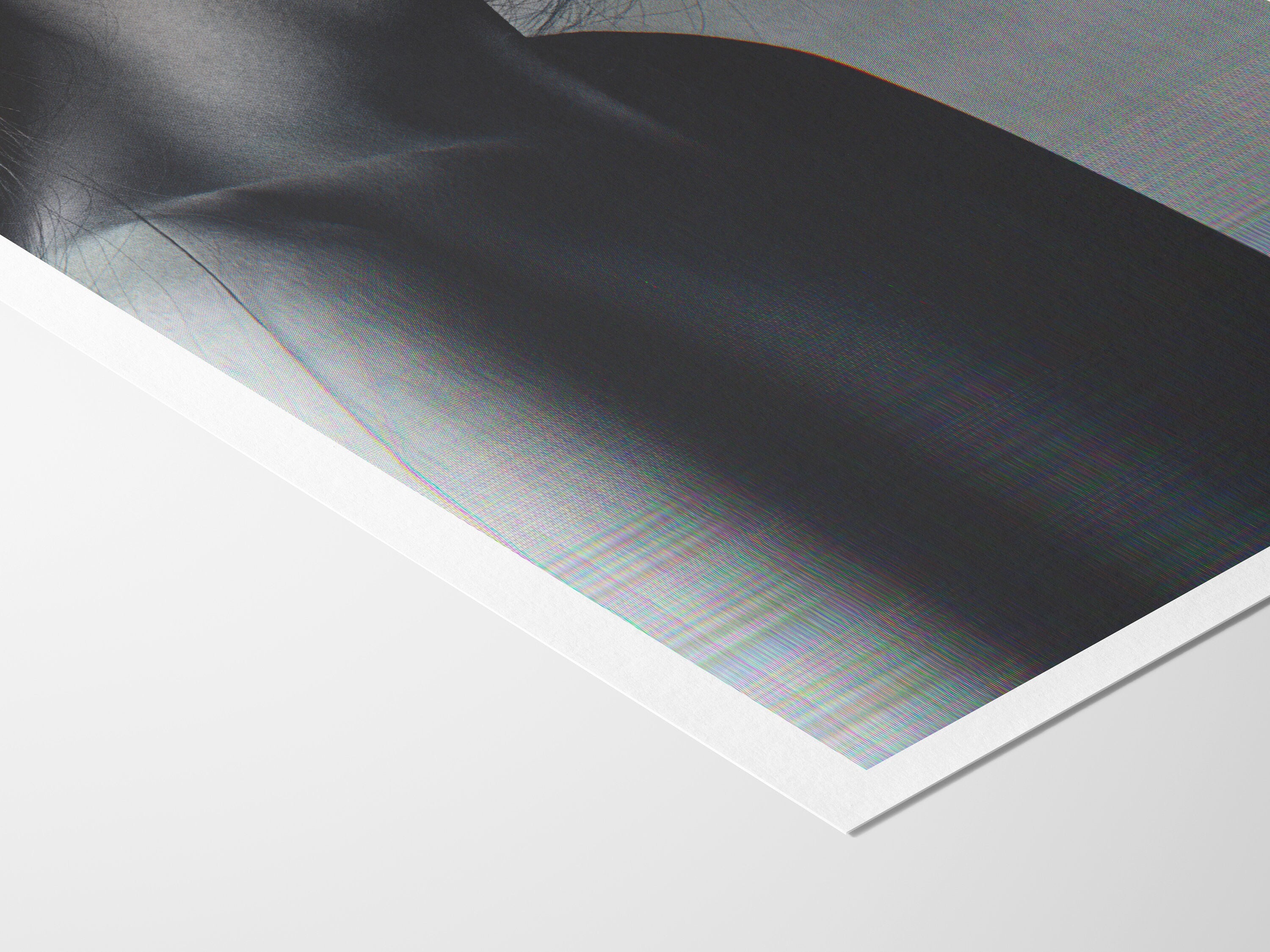 Elegant Black and White Portrait Art Print - Minimalist Aesthetic for Contemporary Home Decor | Untitled (148) Giclée Print