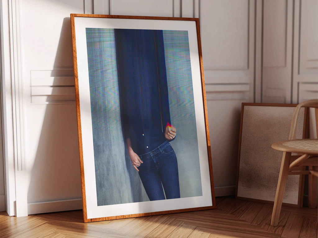 Surreal Altered Fashion Portrait Wall Art - Unique Digital Aesthetic Decor for Home or Office | Untitled (149) Giclée Print