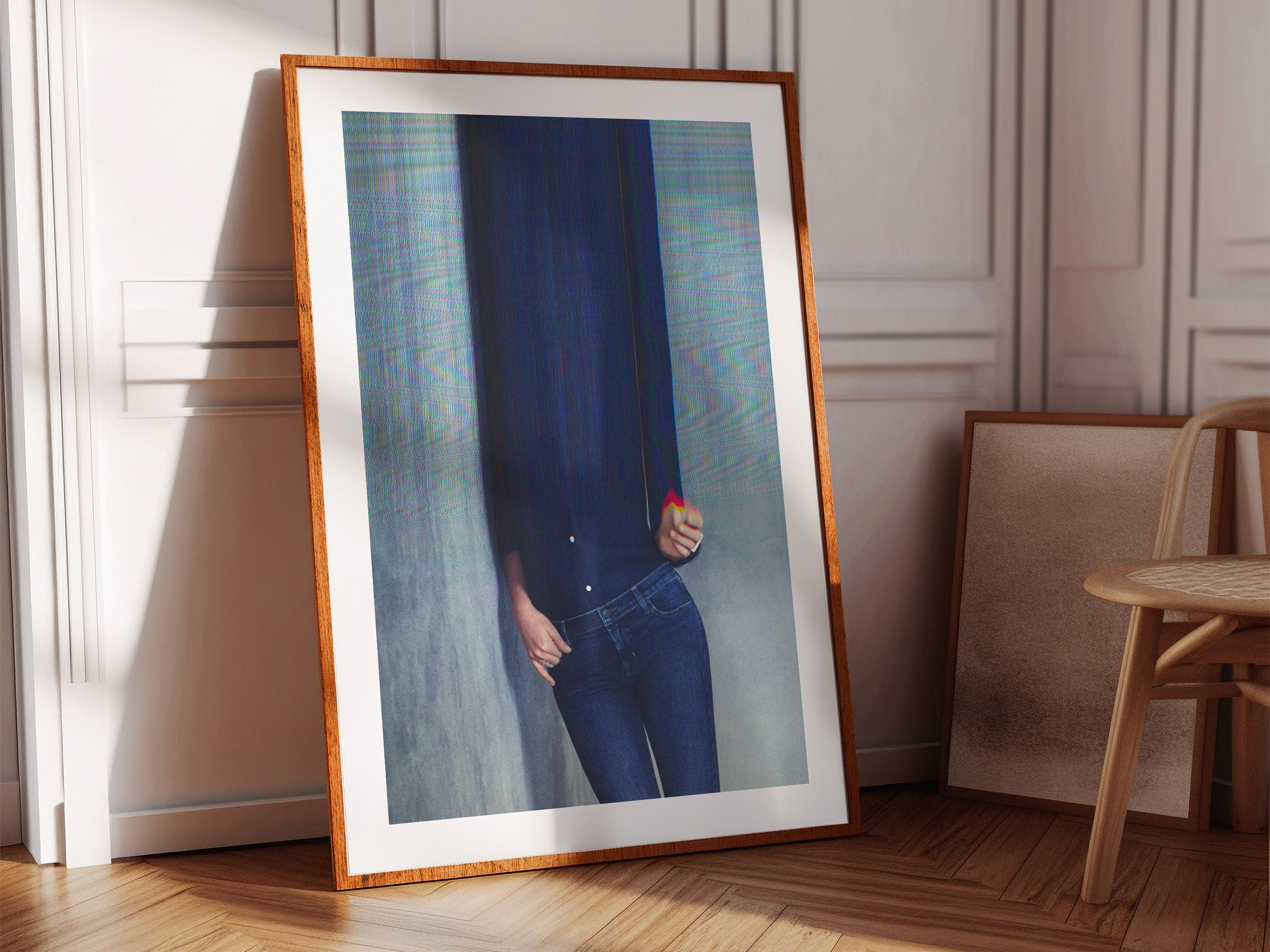 Surreal Altered Fashion Portrait Wall Art - Unique Digital Aesthetic Decor for Home or Office | Untitled (149) Giclée Print