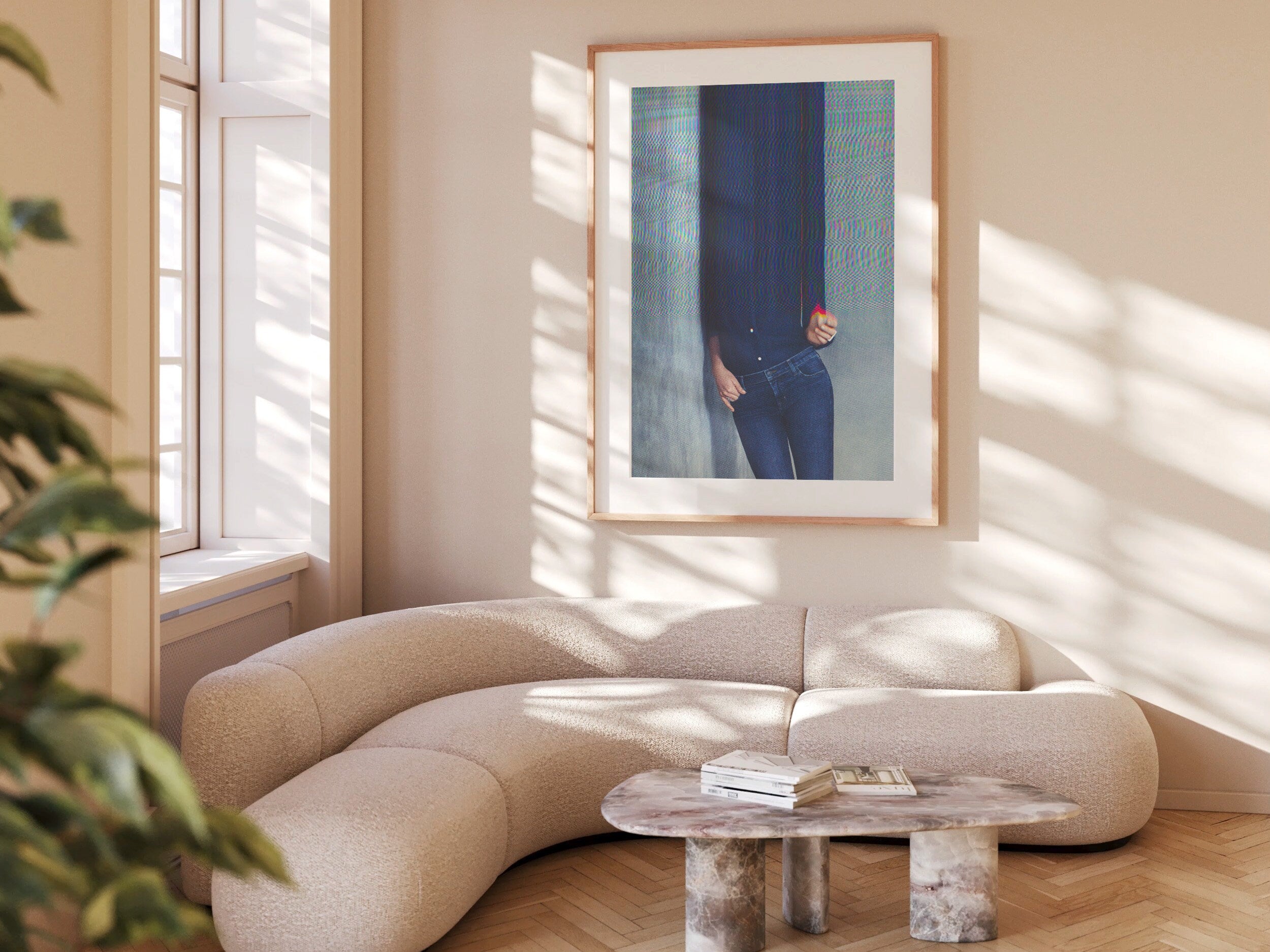 Surreal Altered Fashion Portrait Wall Art - Unique Digital Aesthetic Decor for Home or Office | Untitled (149) Giclée Print