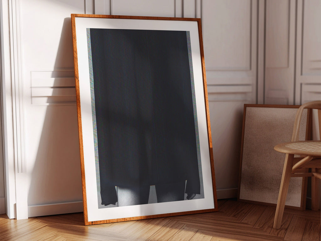 Ethereal Black and White Fashion Art Print - Minimalist Modern Aesthetic for Stylish Home Decor | Untitled (155) Giclée Print