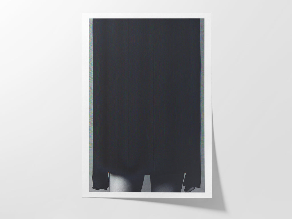 Ethereal Black and White Fashion Art Print - Minimalist Modern Aesthetic for Stylish Home Decor | Untitled (155) Giclée Print