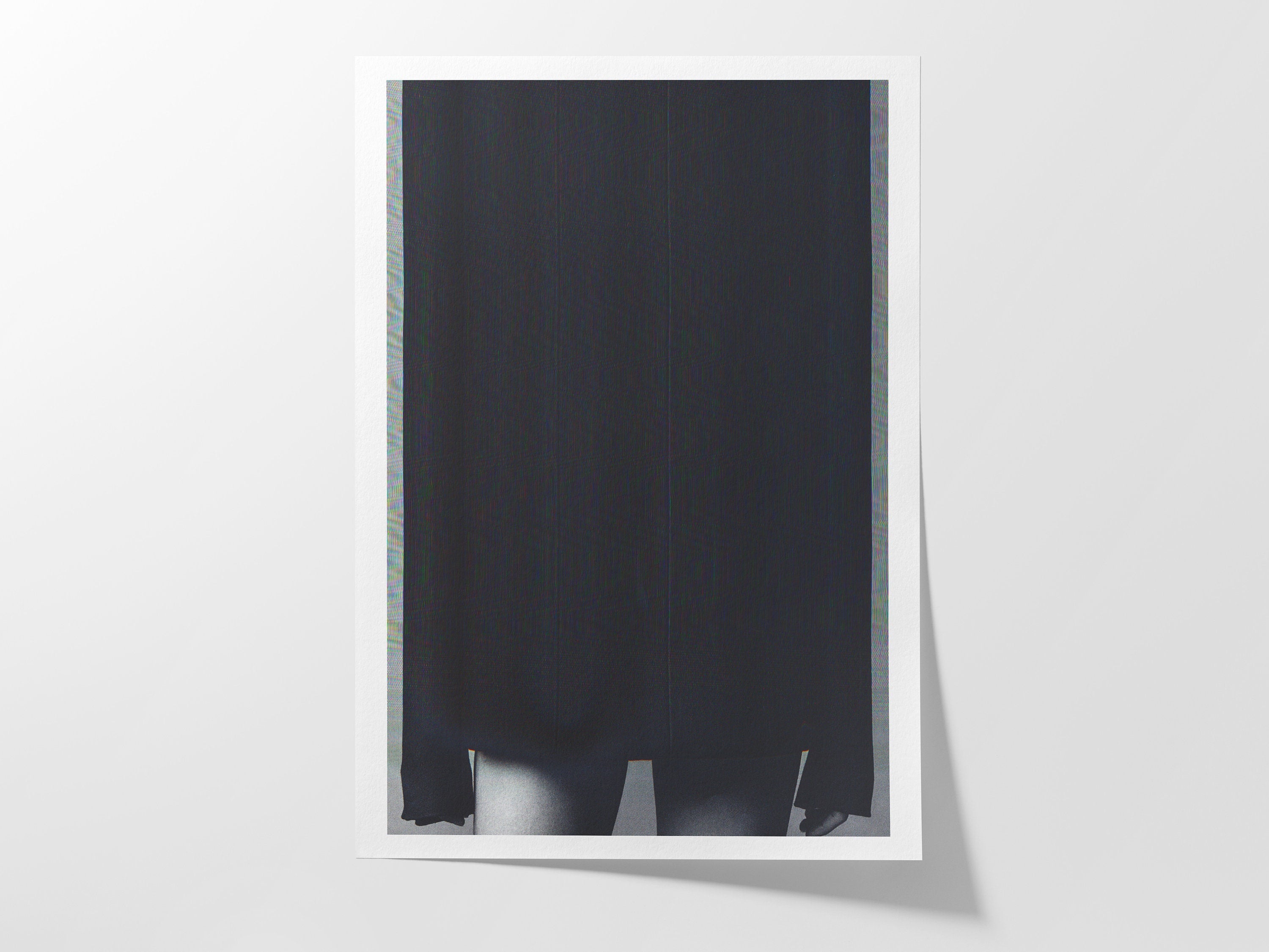 Ethereal Black and White Fashion Art Print - Minimalist Modern Aesthetic for Stylish Home Decor | Untitled (155) Giclée Print