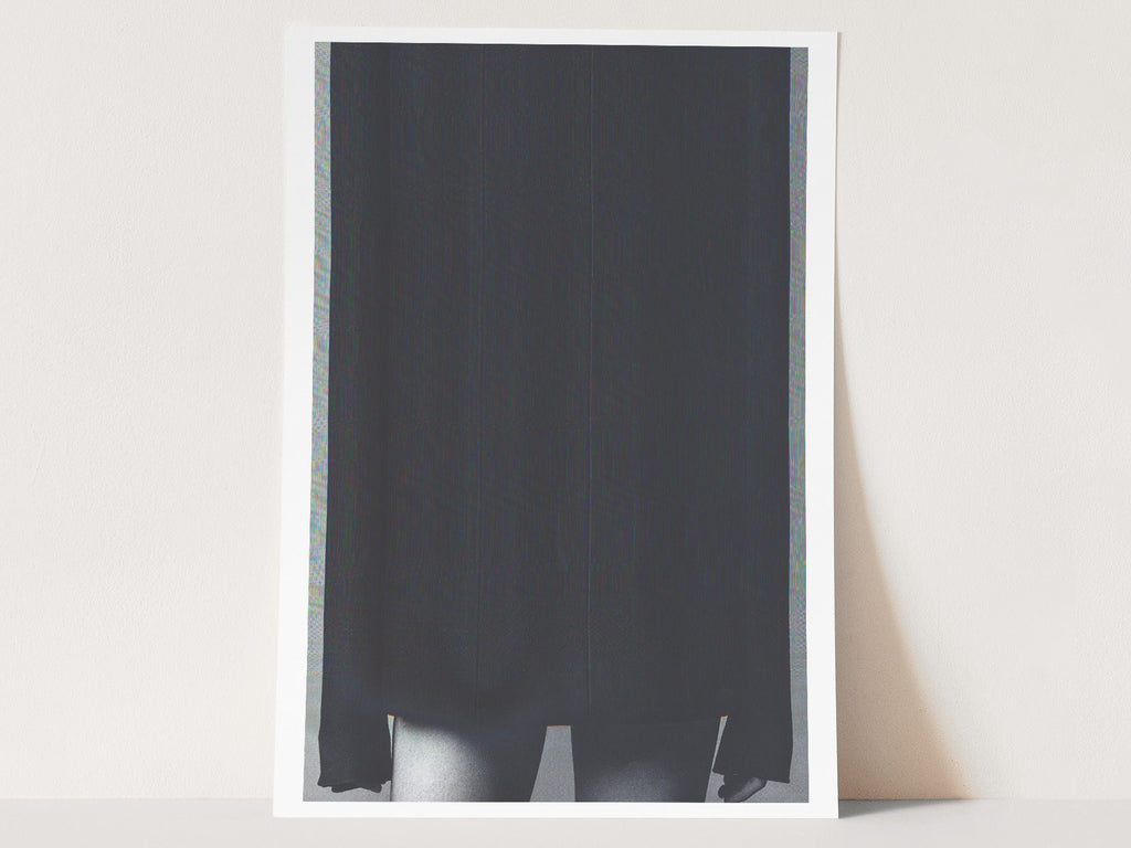 Ethereal Black and White Fashion Art Print - Minimalist Modern Aesthetic for Stylish Home Decor | Untitled (155) Giclée Print