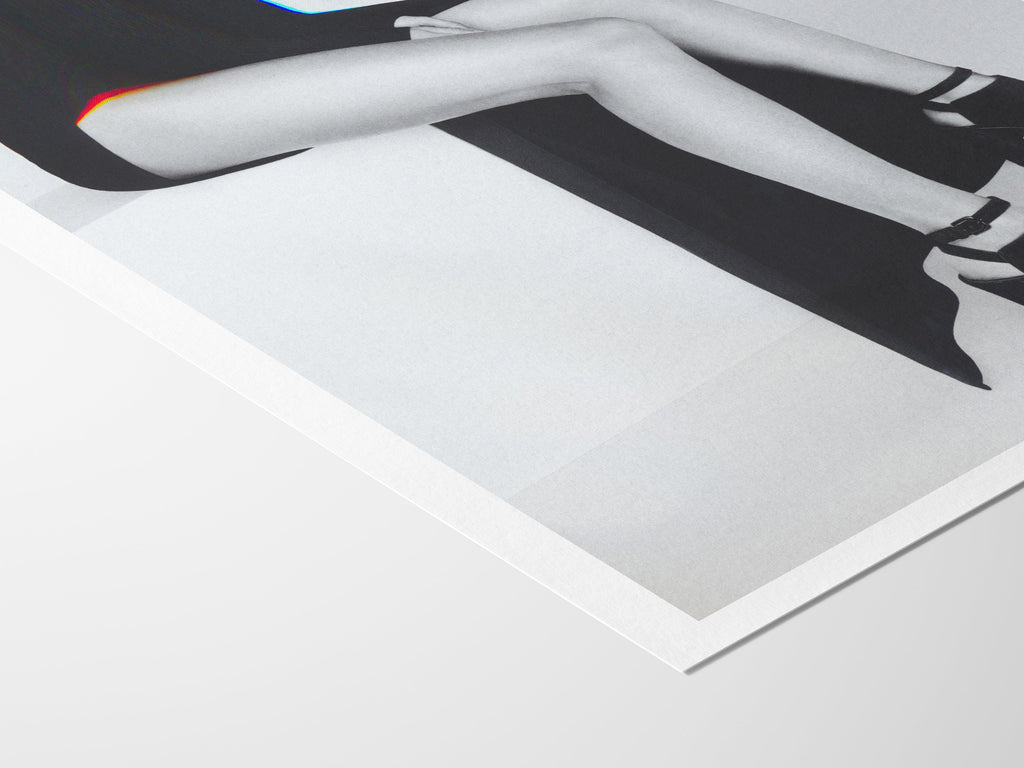 Chic Monochrome Fashion Photography Wall Art - Elegant Feminine Decor for Living Room, Bedroom, or Office | Untitled (159) Giclée Print