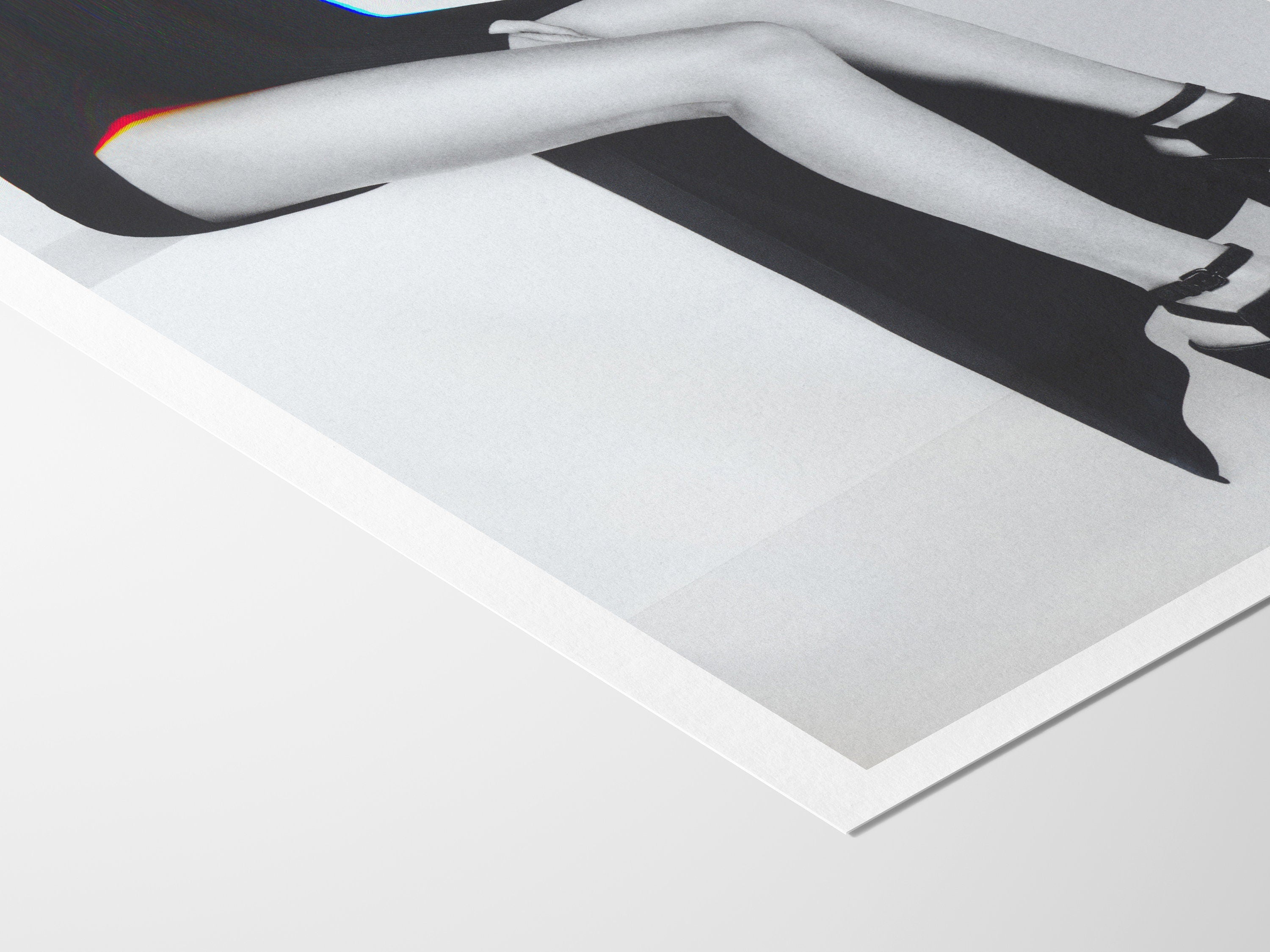 Chic Monochrome Fashion Photography Wall Art - Elegant Feminine Decor for Living Room, Bedroom, or Office | Untitled (159) Giclée Print