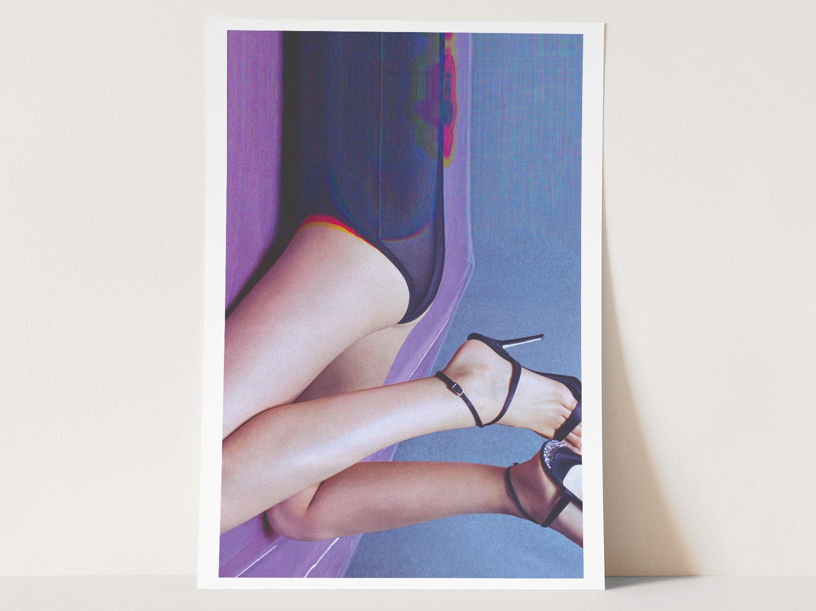 Sensual Abstract Fashion Photography Print - Modern Glamorous Wall Art for Bedroom, Living Room, Office Decor | Untitled (167) Giclée Print