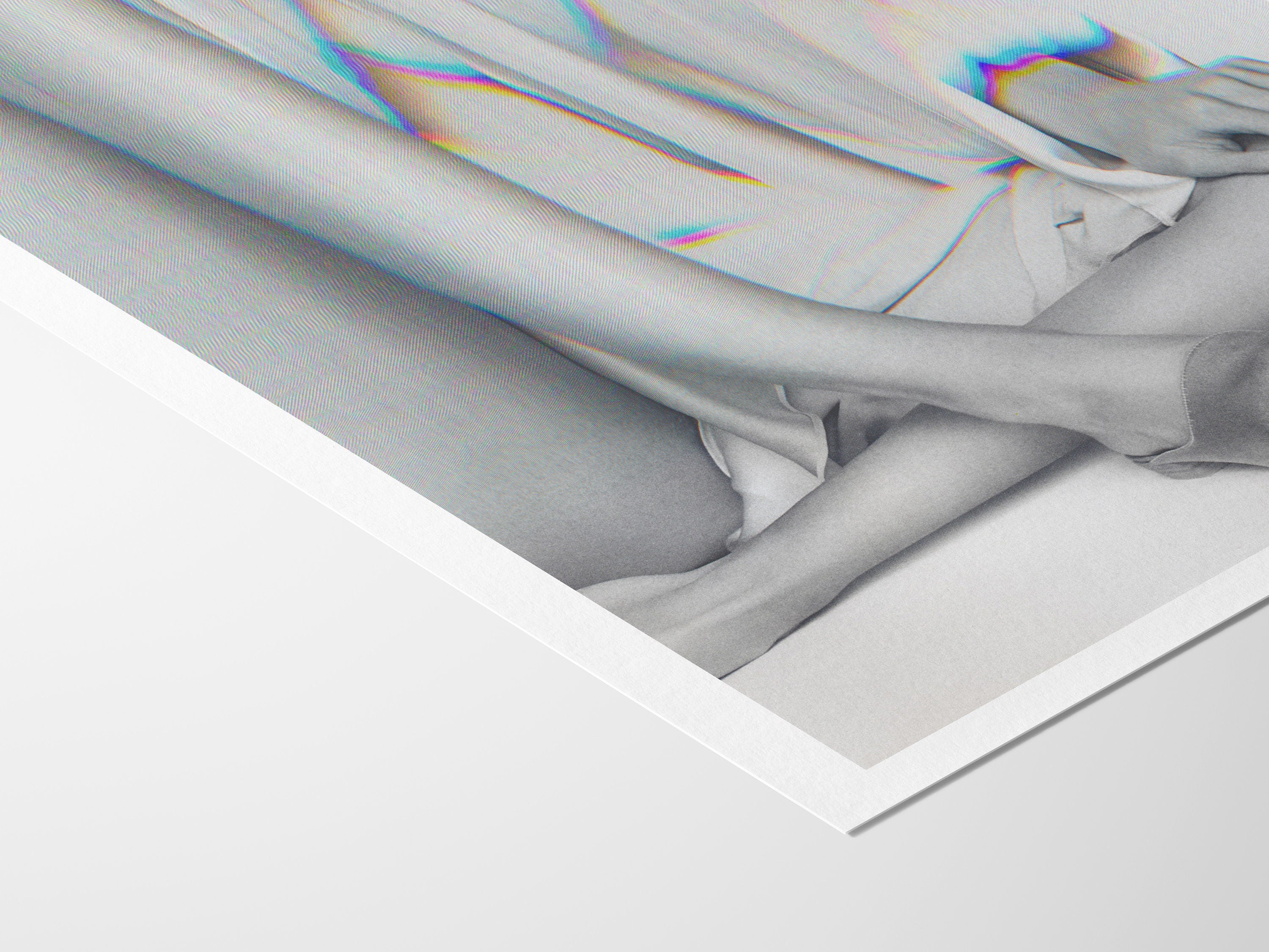 Elegant Surrealist Altered Fashion Art Print - Minimalist Monochrome Decor for Modern Living Spaces | Untitled (168) Giclée Print