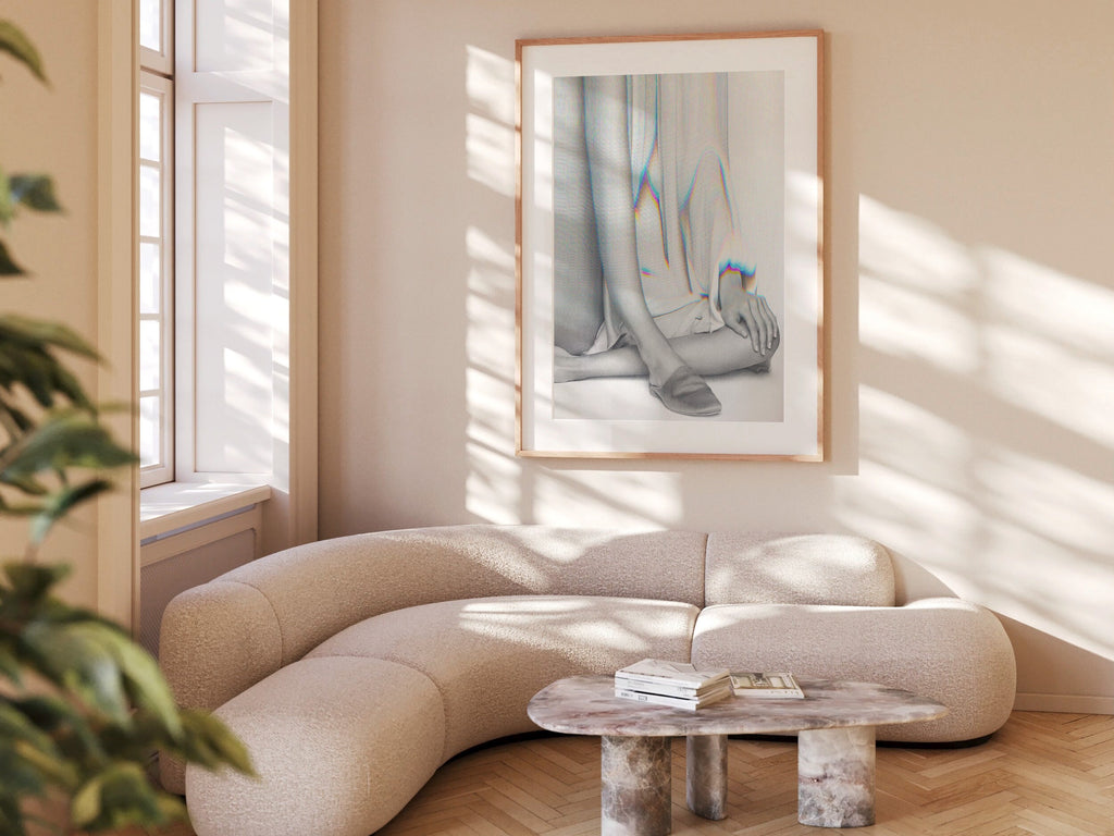 Elegant Surrealist Altered Fashion Art Print - Minimalist Monochrome Decor for Modern Living Spaces | Untitled (168) Giclée Print