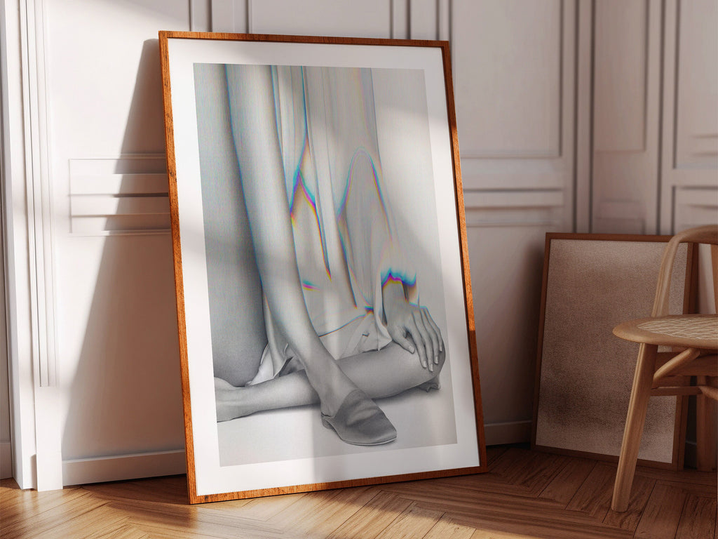 Elegant Surrealist Altered Fashion Art Print - Minimalist Monochrome Decor for Modern Living Spaces | Untitled (168) Giclée Print