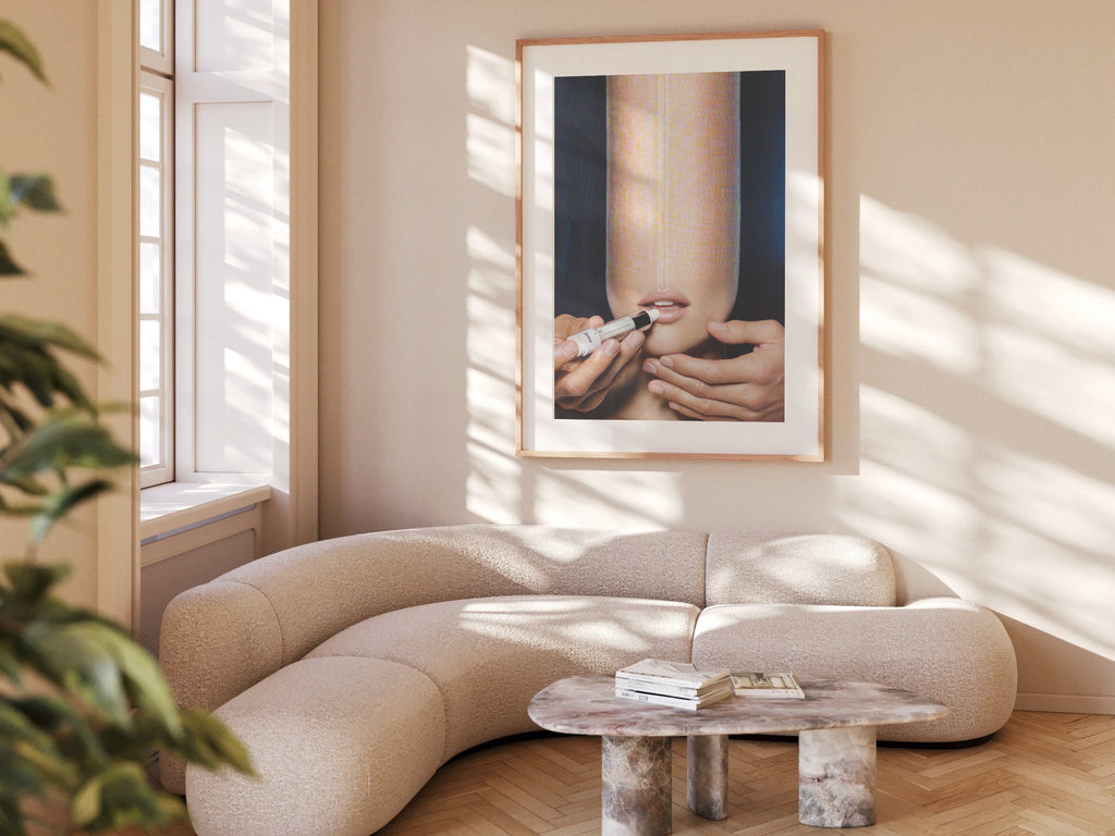 Altered Beauty Ad Photo Wall Art - Postmodern Surreal Makeup Wall Decor for Home, Office, Apartment, Salon | Untitled (171) Giclée Print