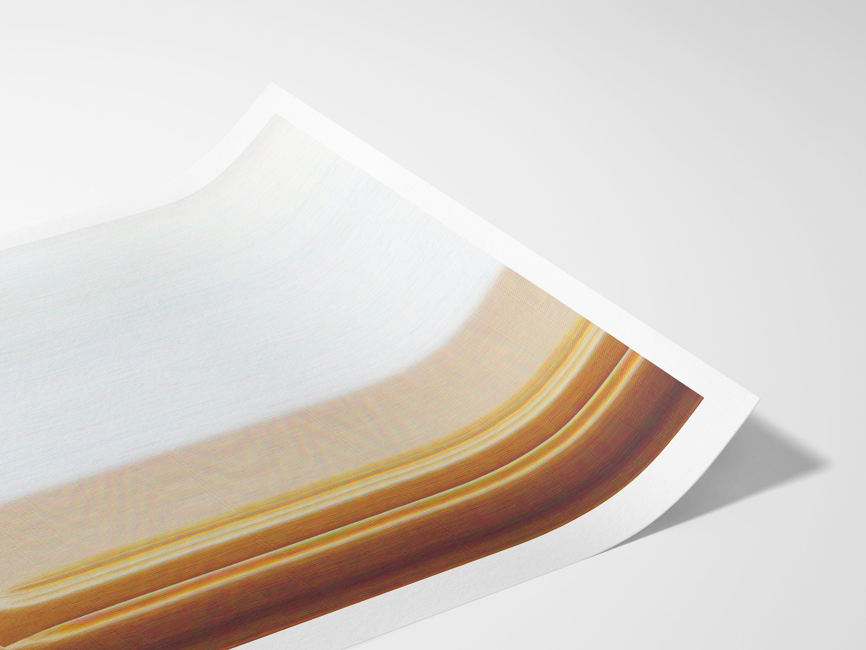 Elegant Minimalist Fashion Portrait - Soft Color Palette Wall Art for Contemporary Home Decor | Untitled (174) Giclée Print