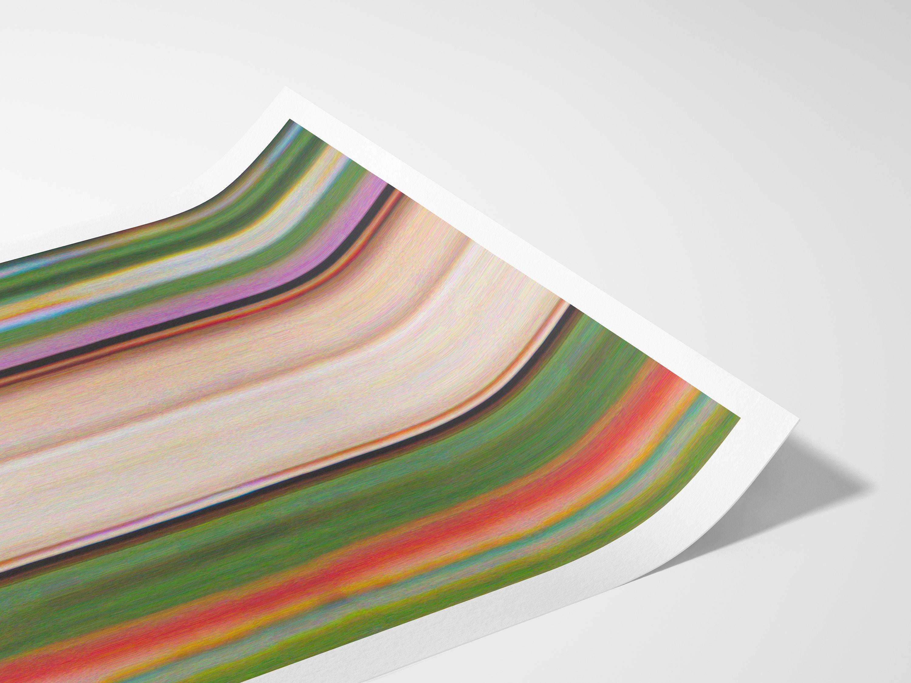 Woman Altered Portrait Photo Art - Cute Green Psychedelic Fashion Wall Decor for Living, Bedroom, Home, Office | Untitled (182) Giclée Print