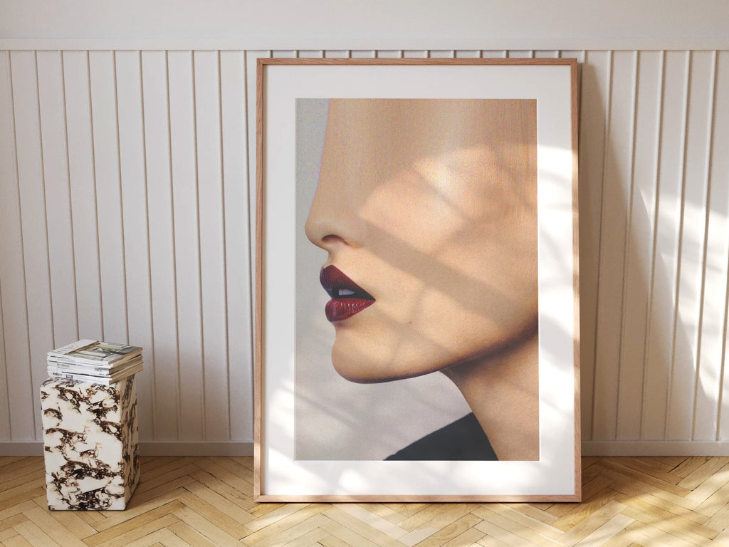 Surreal Altered Profile Portrait - Edgy Minimalist Wall Art for Contemporary Home and Office Decor | Untitled (188) Giclée Print