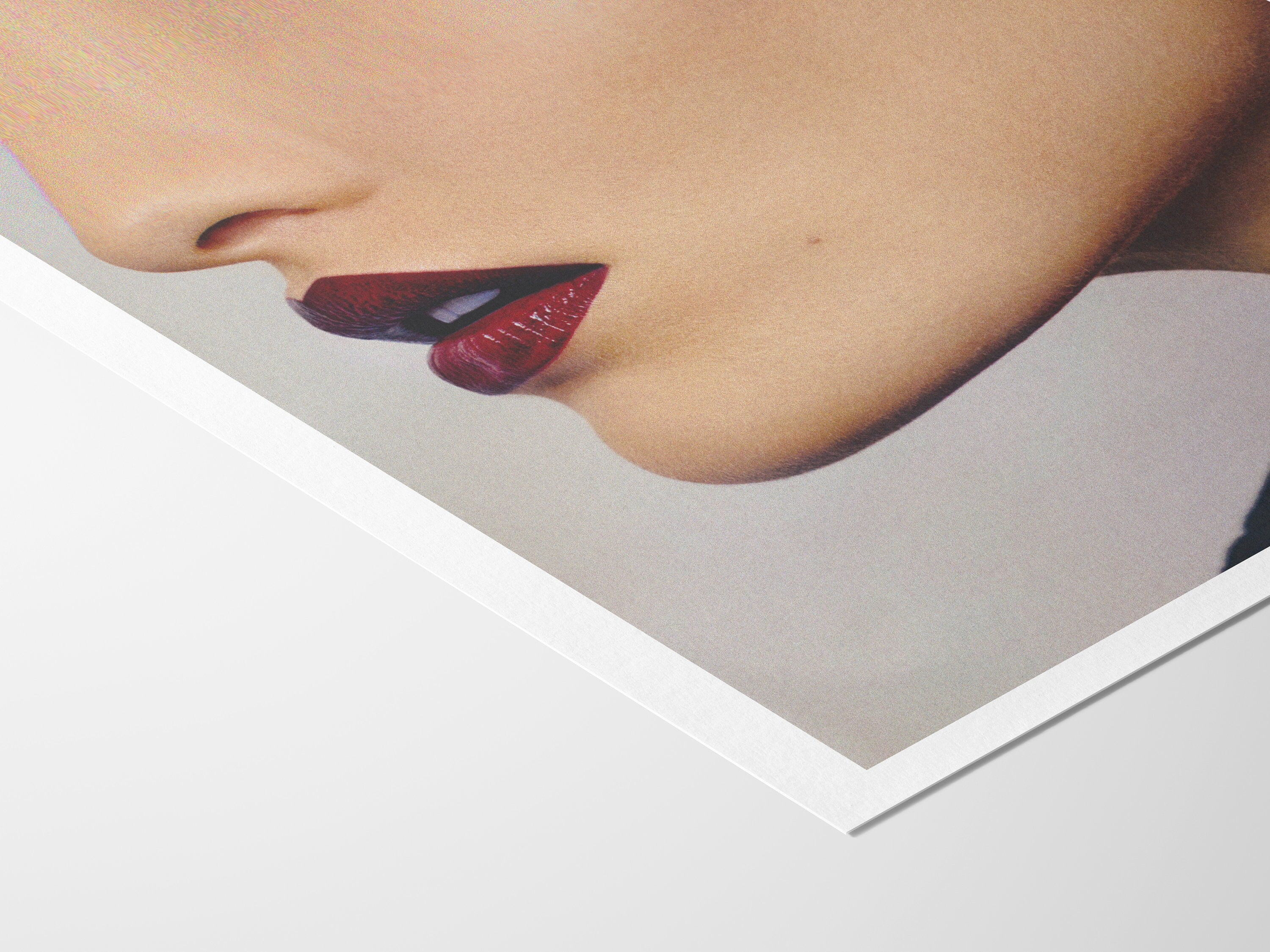 Surreal Altered Profile Portrait - Edgy Minimalist Wall Art for Contemporary Home and Office Decor | Untitled (188) Giclée Print