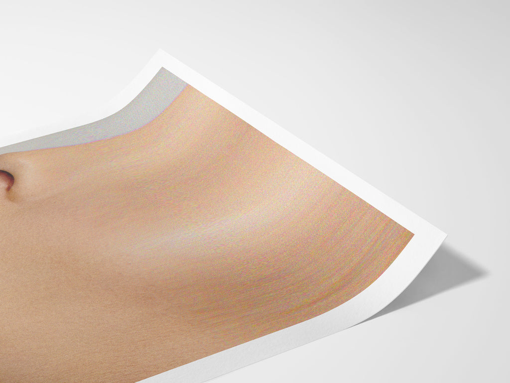 Surreal Altered Profile Portrait - Edgy Minimalist Wall Art for Contemporary Home and Office Decor | Untitled (188) Giclée Print