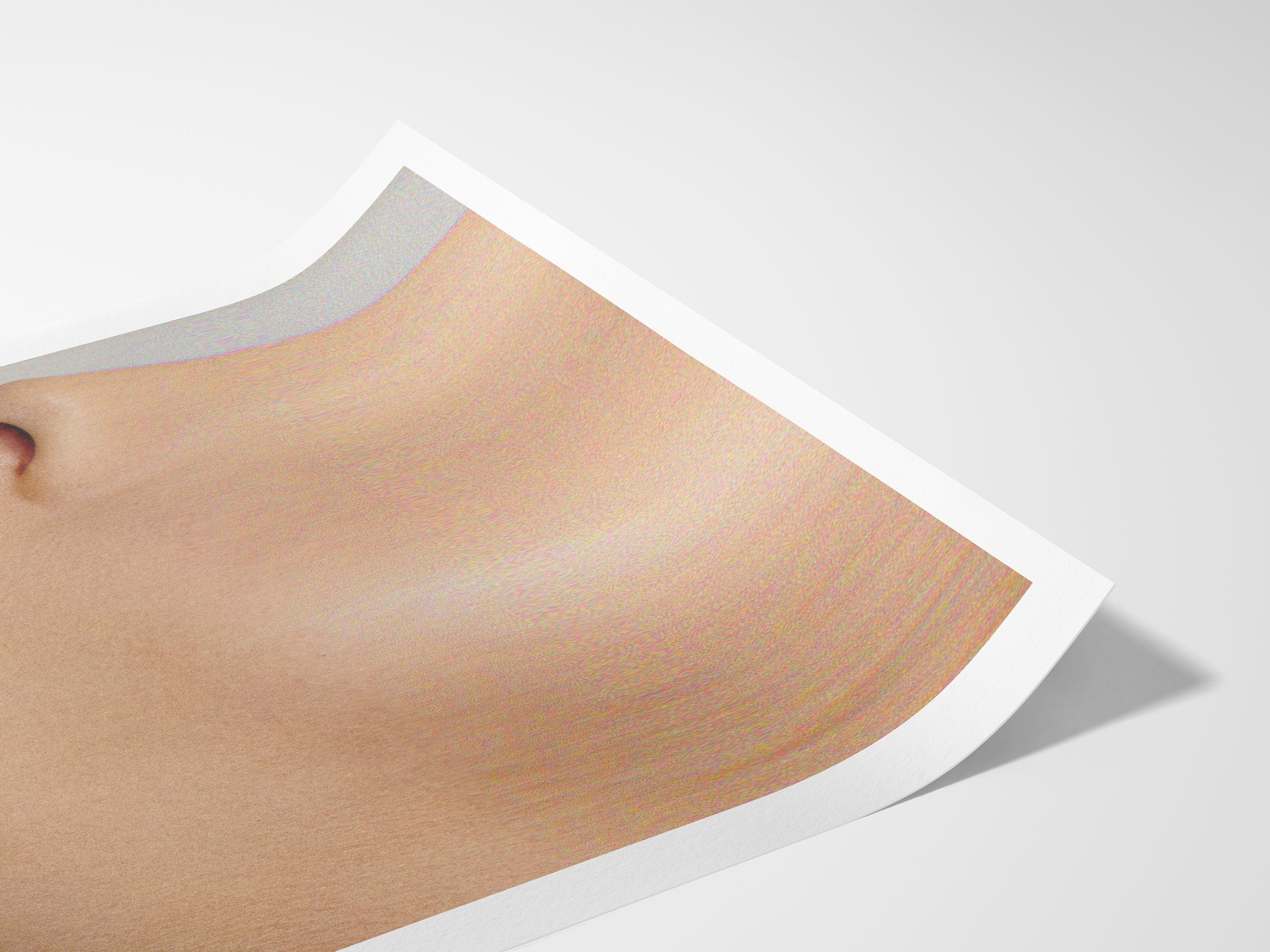 Surreal Altered Profile Portrait - Edgy Minimalist Wall Art for Contemporary Home and Office Decor | Untitled (188) Giclée Print