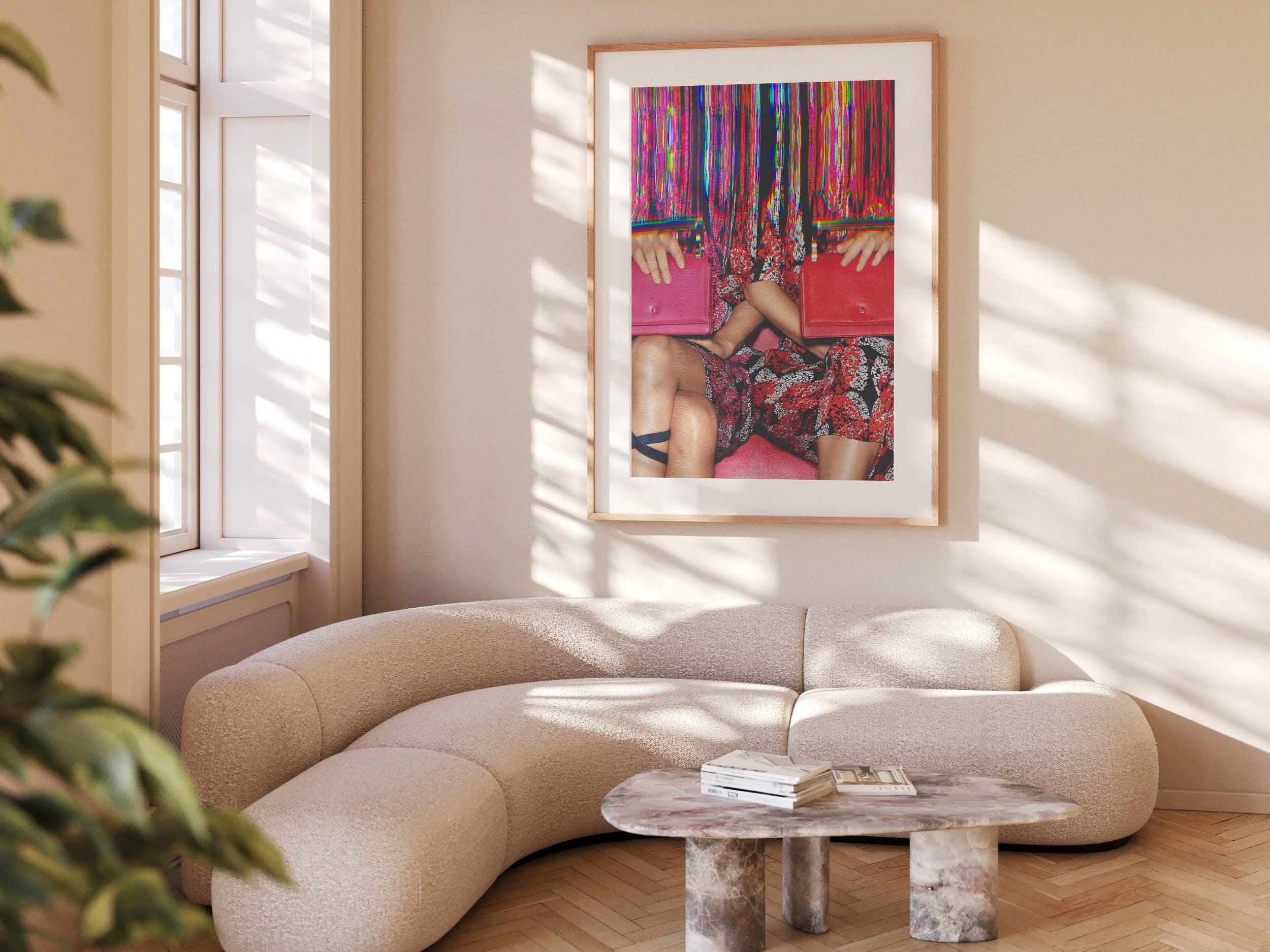 Surreal Altered Fashion Photography - Colorful Feminine Wall Art for Modern Home Decor | Untitled (189) Giclée Print