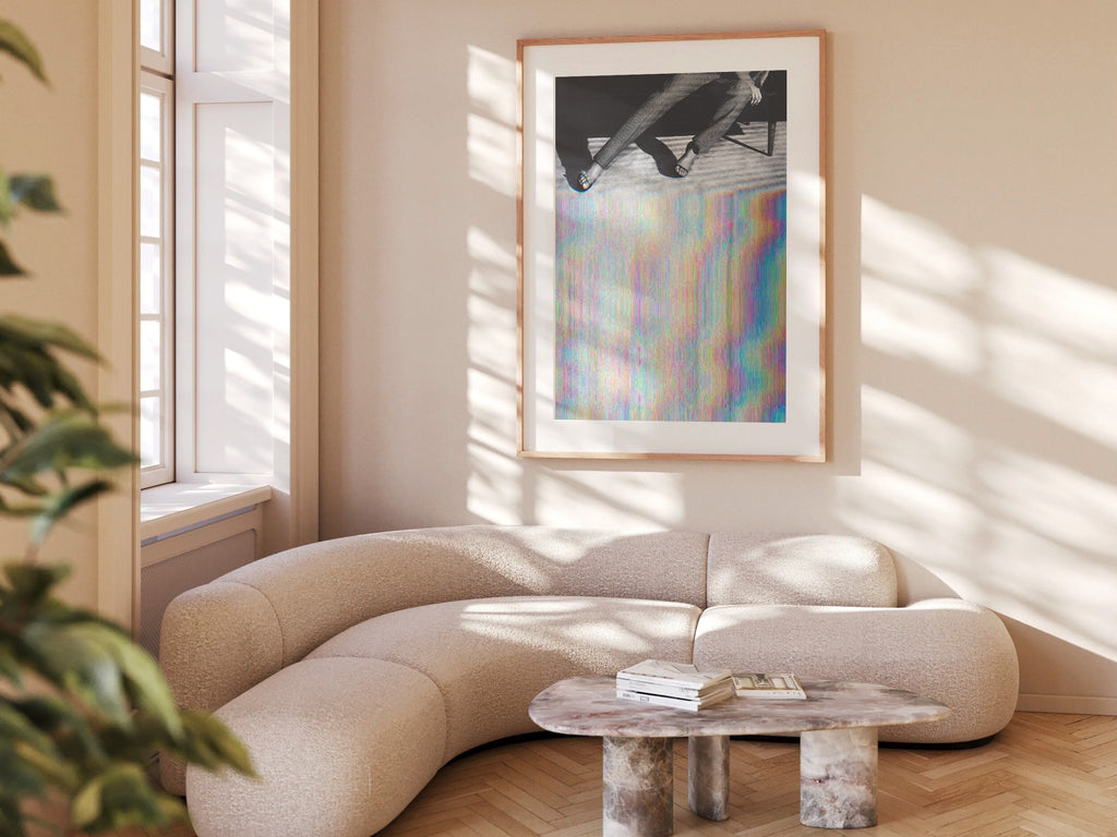 Surrealist Altered Fashion Photography Wall Art - Colorful Glitch Aesthetic for Modern Home Decor | Untitled (197) Giclée Print