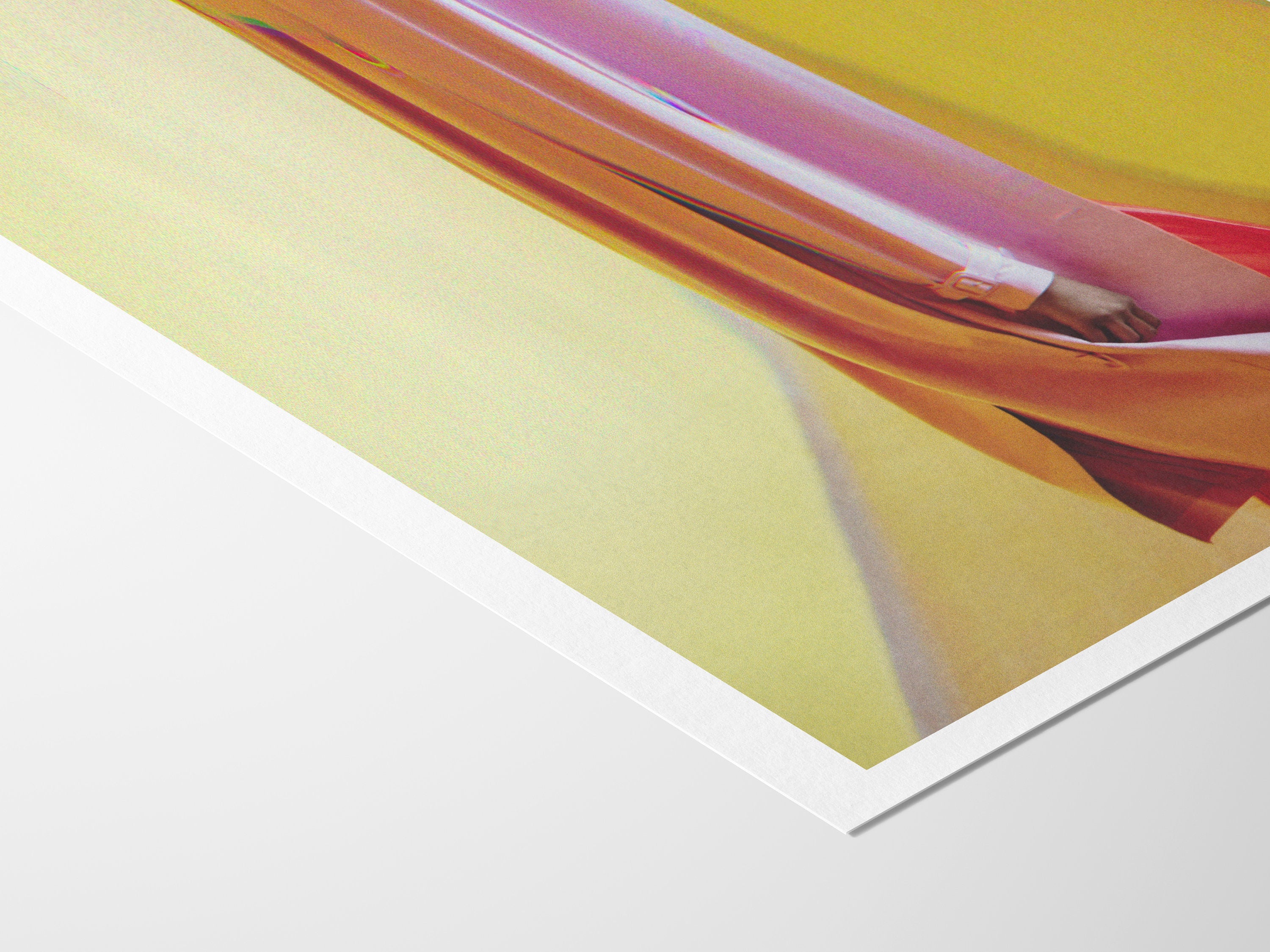 Altered Colorful African American Portrait Photo Art - Abstract Surreal Wall Decor for Home, Office, Apartment | Untitled (200) Giclée Print