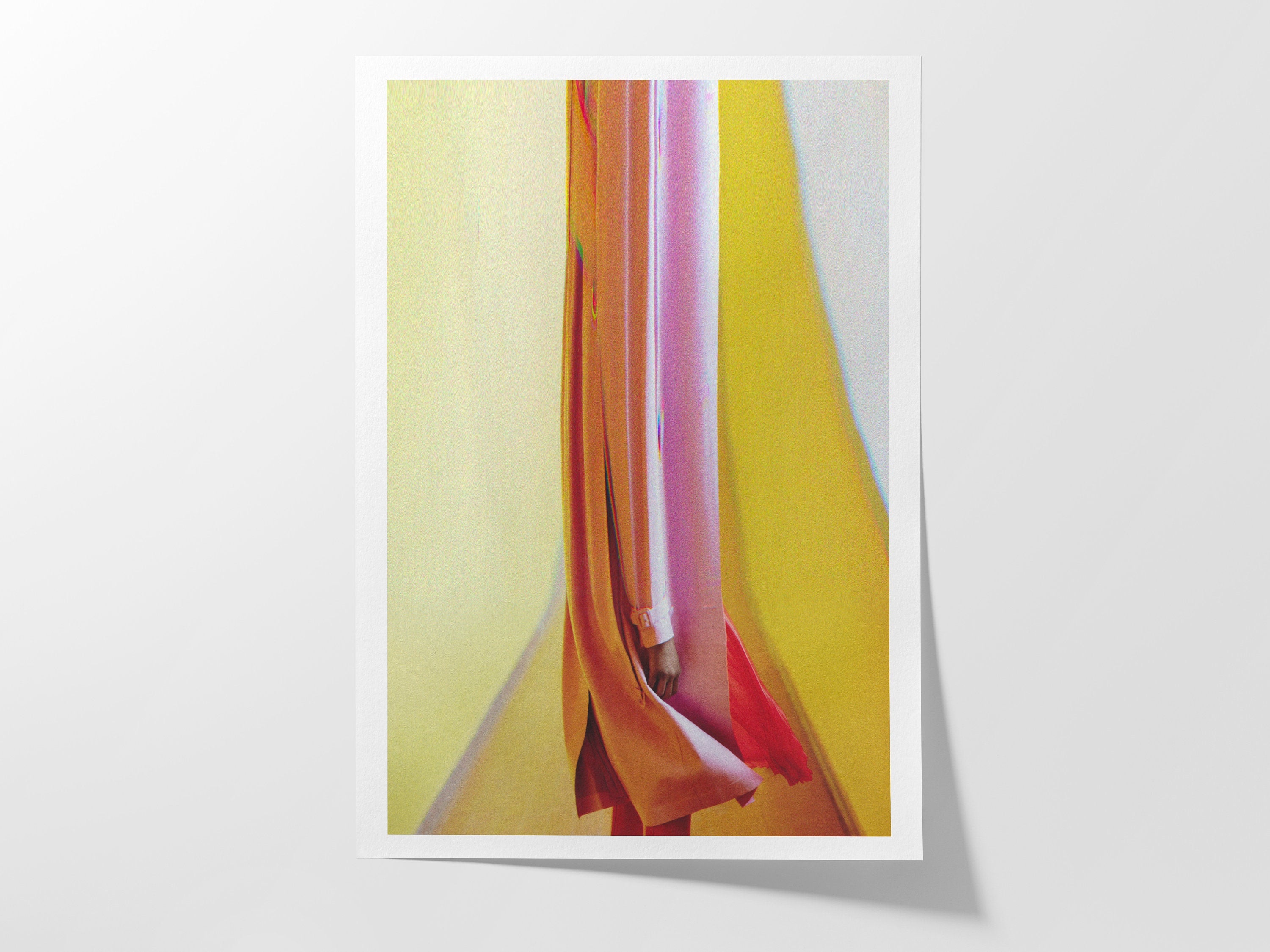 Altered Colorful African American Portrait Photo Art - Abstract Surreal Wall Decor for Home, Office, Apartment | Untitled (200) Giclée Print