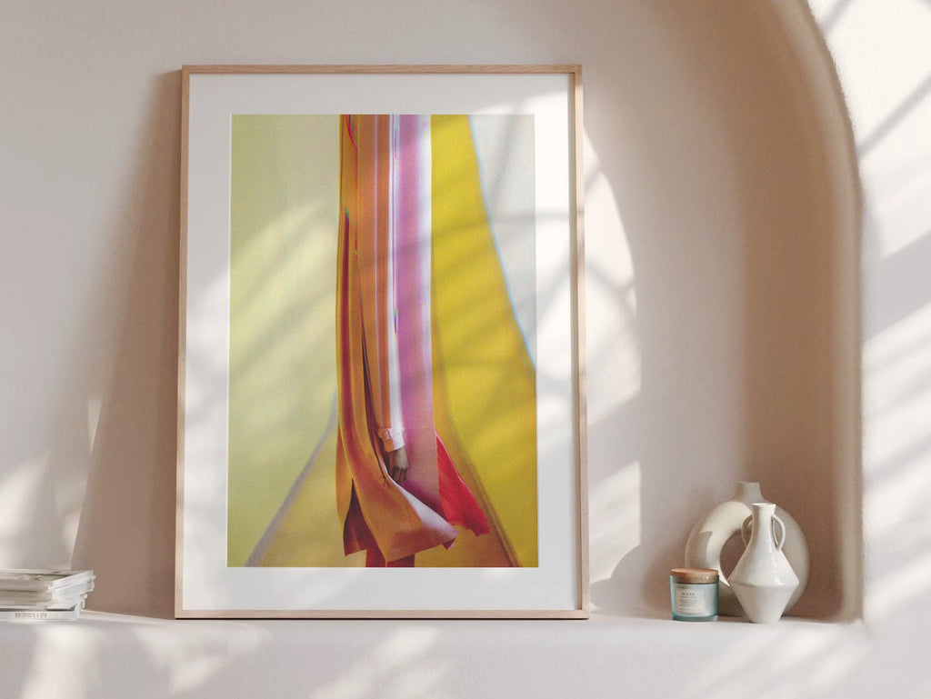 Altered Colorful African American Portrait Photo Art - Abstract Surreal Wall Decor for Home, Office, Apartment | Untitled (200) Giclée Print