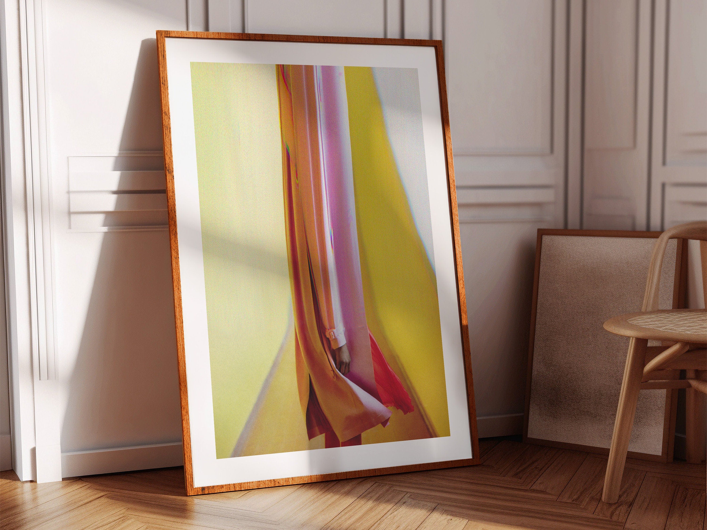 Altered Colorful African American Portrait Photo Art - Abstract Surreal Wall Decor for Home, Office, Apartment | Untitled (200) Giclée Print