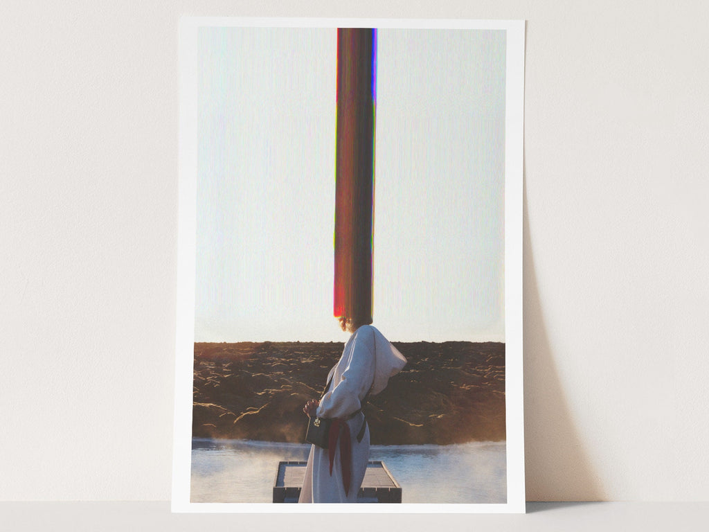 Altered Female Fashion Photo Wall Art - Eclectic Minimal Aesthetic Decor for Home, Office, Bedroom, Bathroom | Untitled (201) Giclée Print