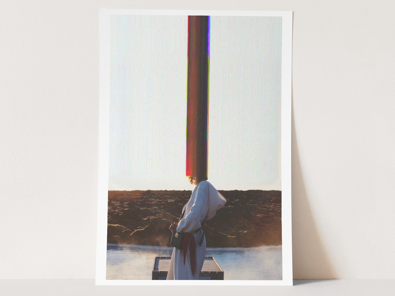 Altered Female Fashion Photo Wall Art - Eclectic Minimal Aesthetic Decor for Home, Office, Bedroom, Bathroom | Untitled (201) Giclée Print