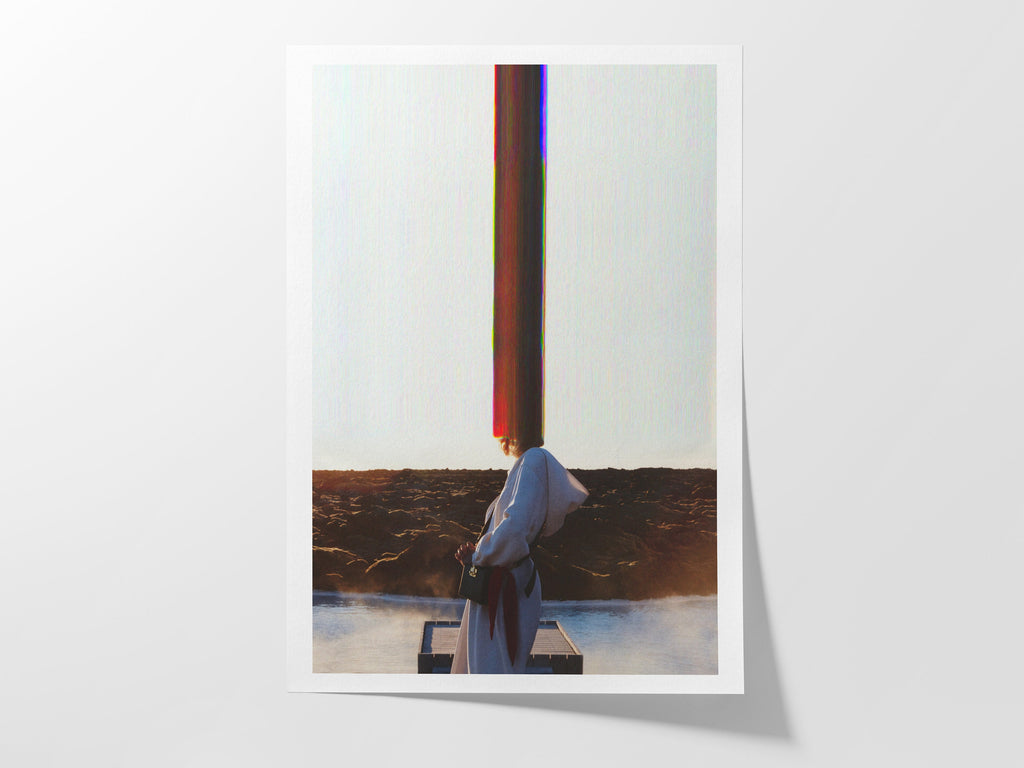 Altered Female Fashion Photo Wall Art - Eclectic Minimal Aesthetic Decor for Home, Office, Bedroom, Bathroom | Untitled (201) Giclée Print